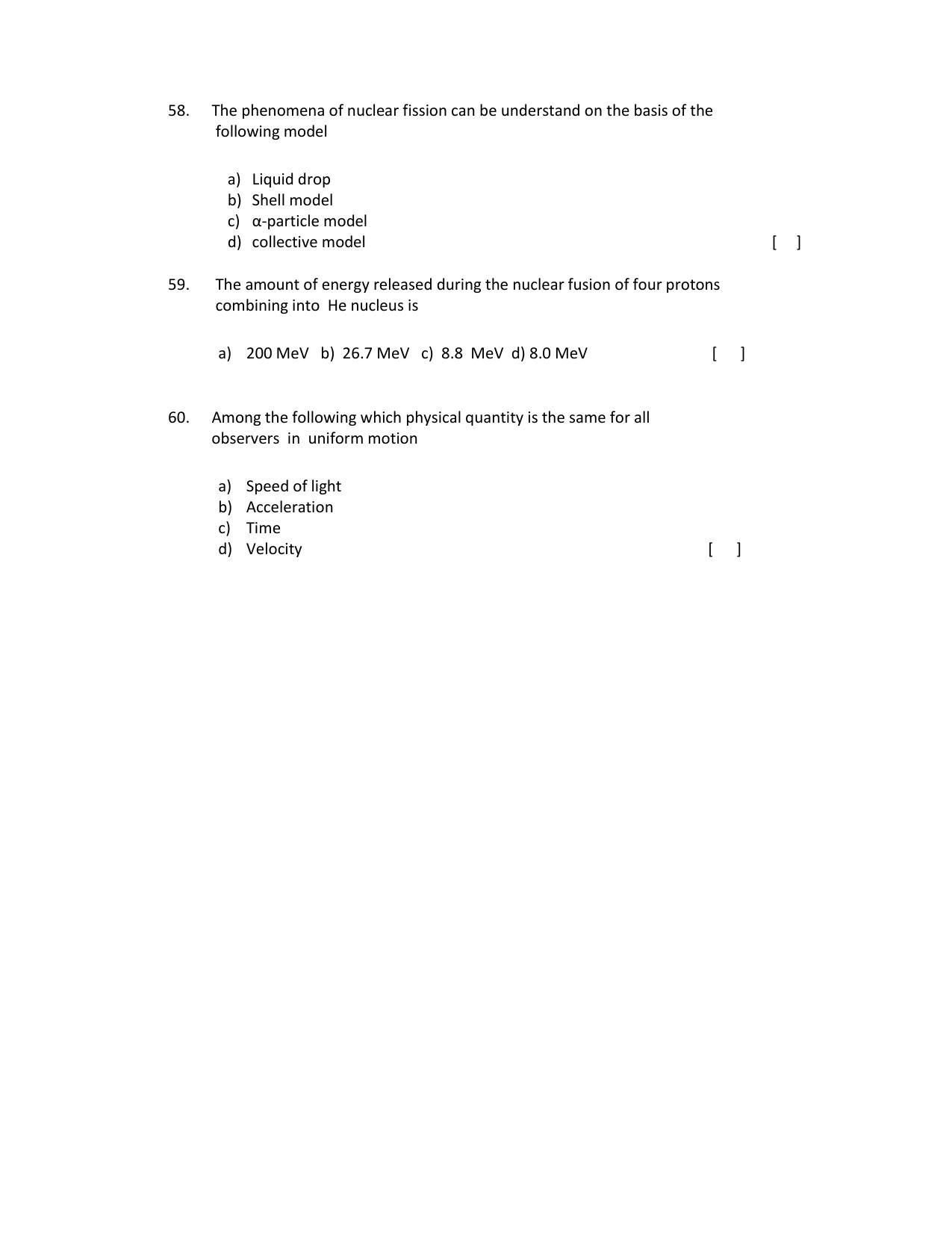 OJEE 2015 PC Question Paper - Page 10