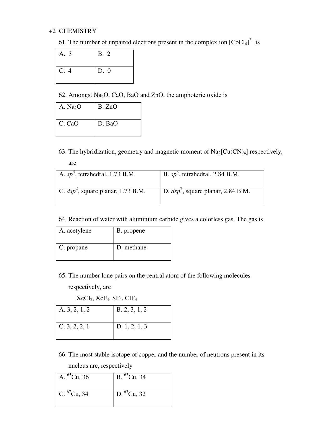 OJEE 2015 PC Question Paper - Page 11
