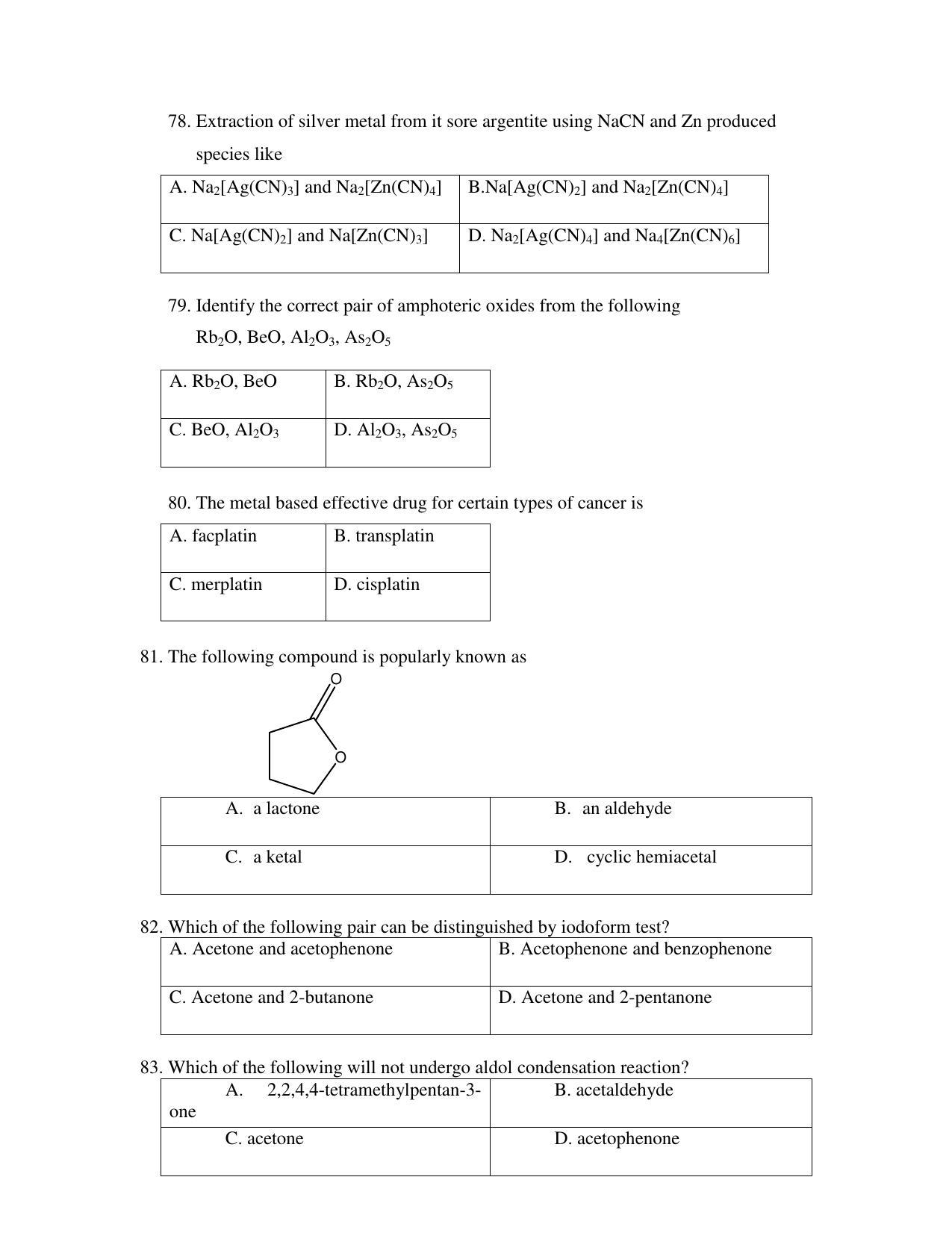 OJEE 2015 PC Question Paper - Page 14