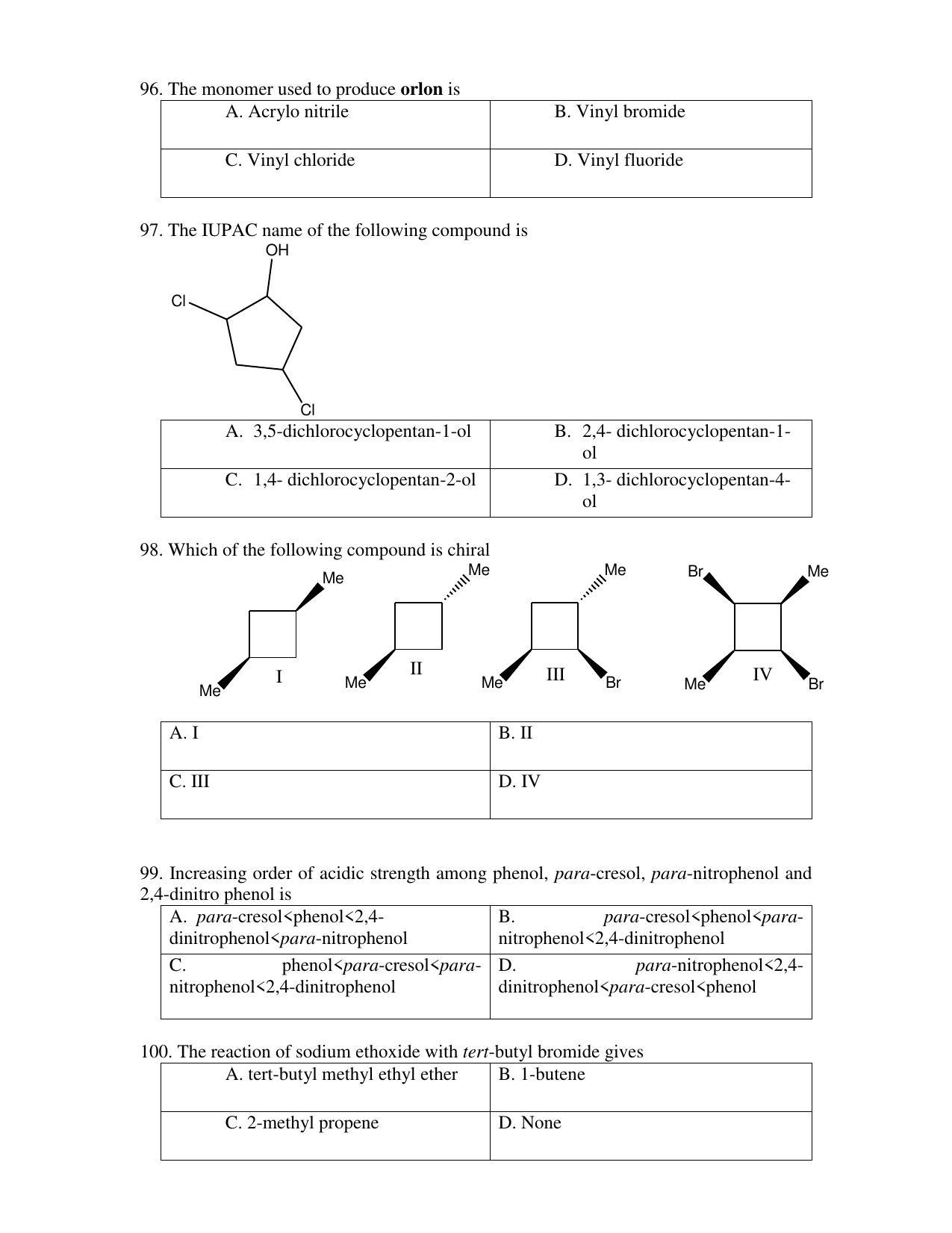 OJEE 2015 PC Question Paper - Page 18