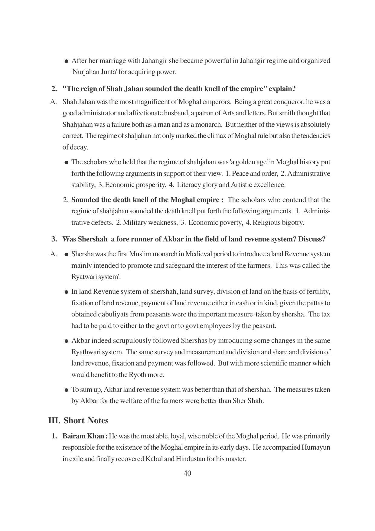 TS SCERT Inter 1st Year History-Book-2 Path 1 (Telugu Medium) Text Book - Page 46