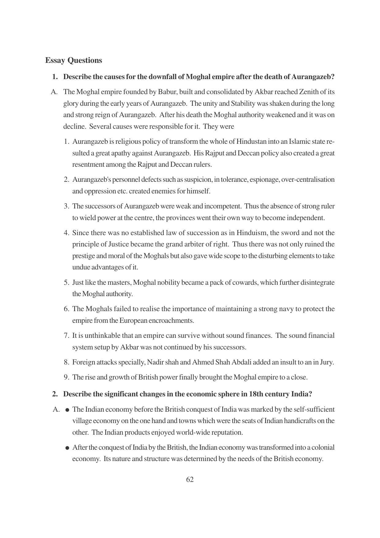 TS SCERT Inter 1st Year History-Book-2 Path 1 (Telugu Medium) Text Book - Page 68