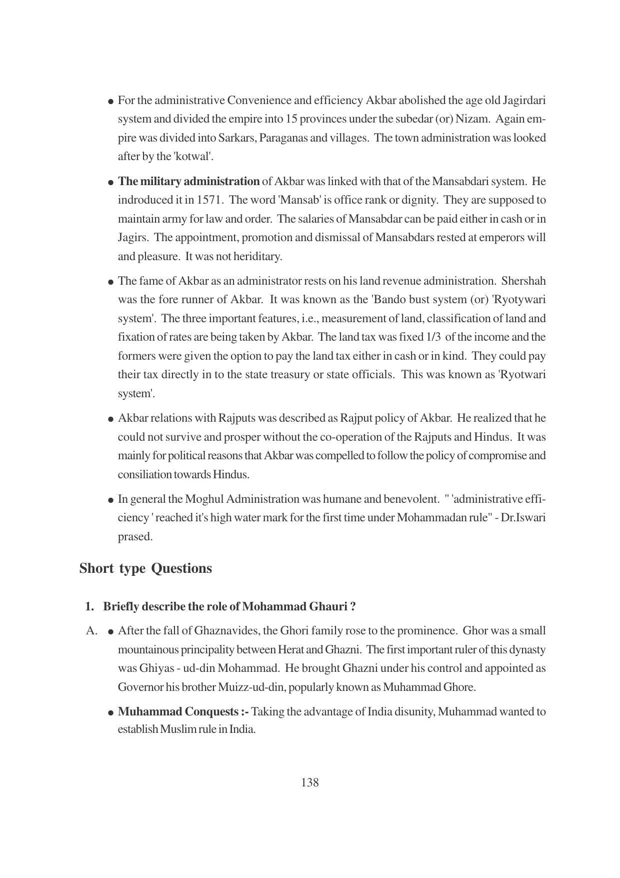 TS SCERT Inter 1st Year History-Book-2 Path 1 (Telugu Medium) Text Book - Page 144