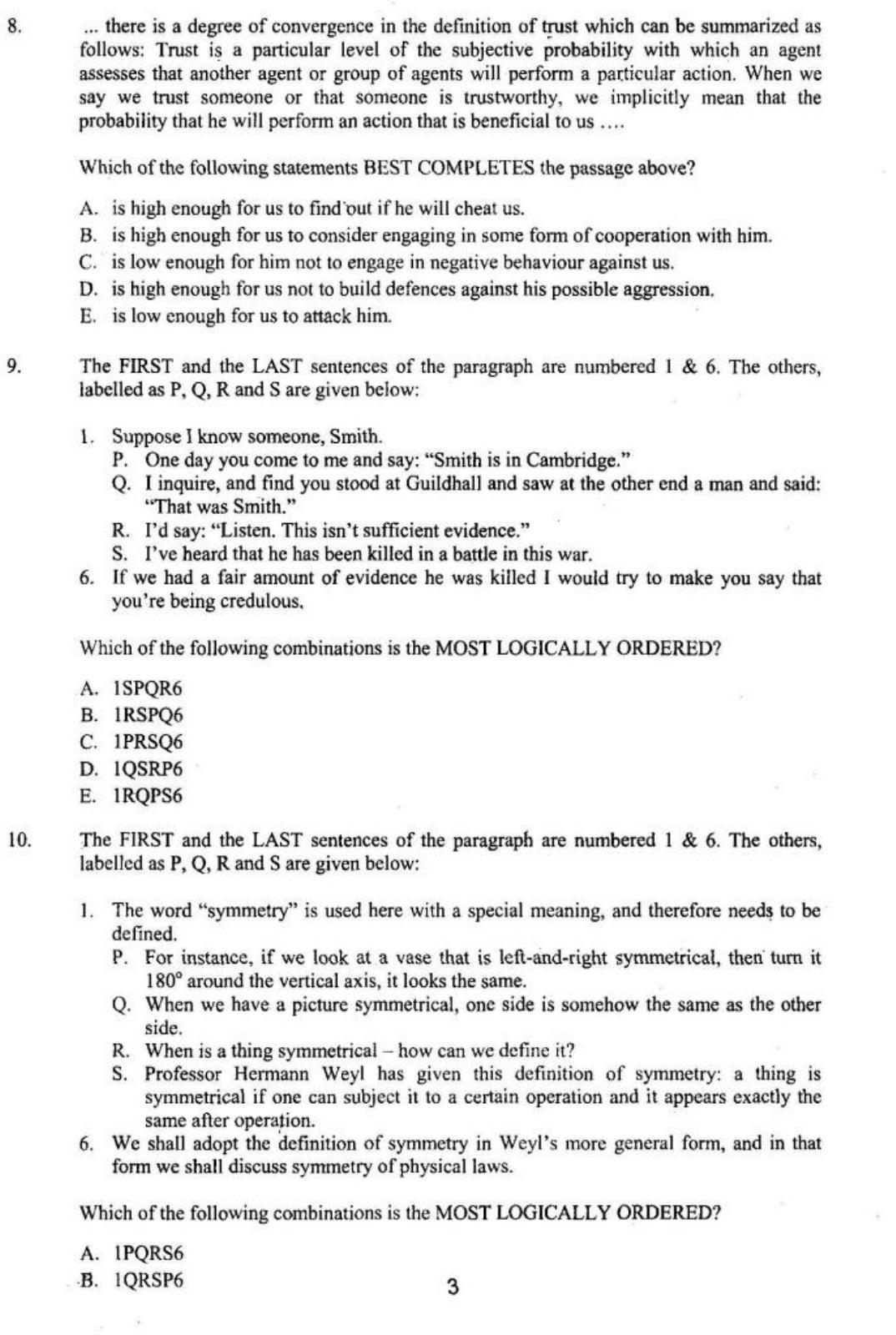 XAT 2016 Question Papers - Page 4