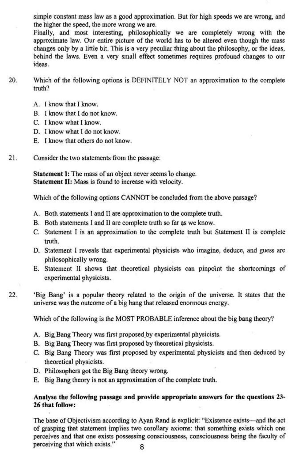 XAT 2016 Question Papers - Page 9
