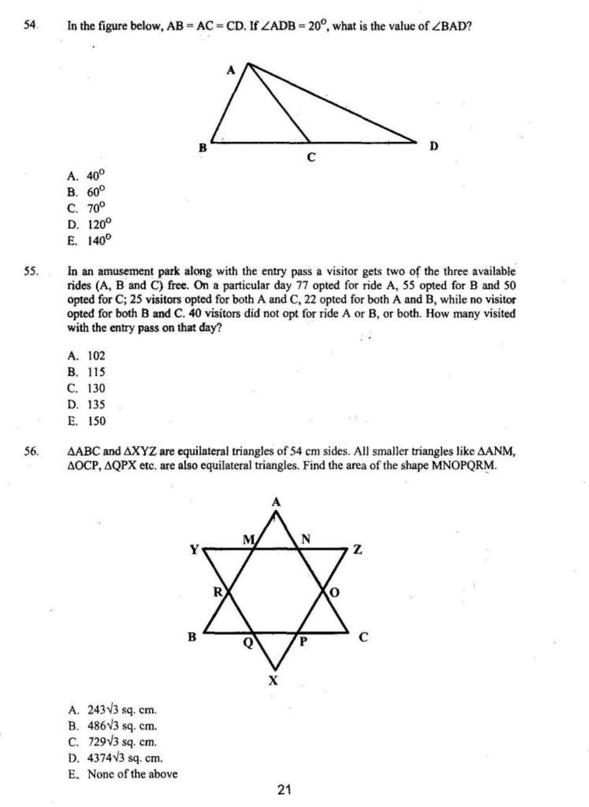 XAT 2016 Question Papers - Page 22