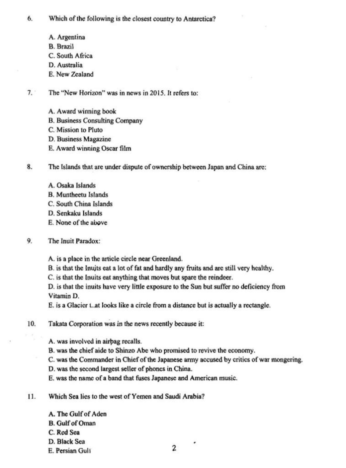 XAT 2016 Question Papers - Page 31