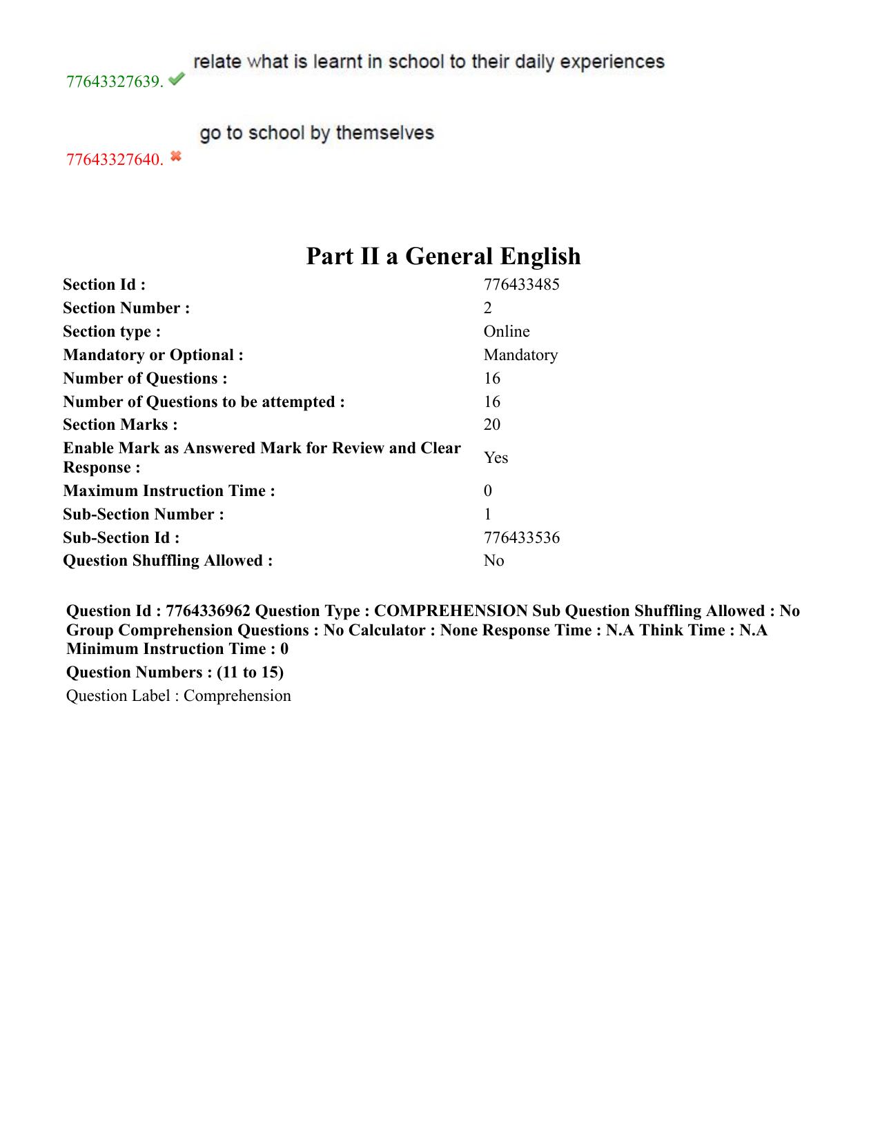 TS DEECET 2022 English Medium with Urdu 23rd July 2022 Shift 2 Question Paper - Page 7