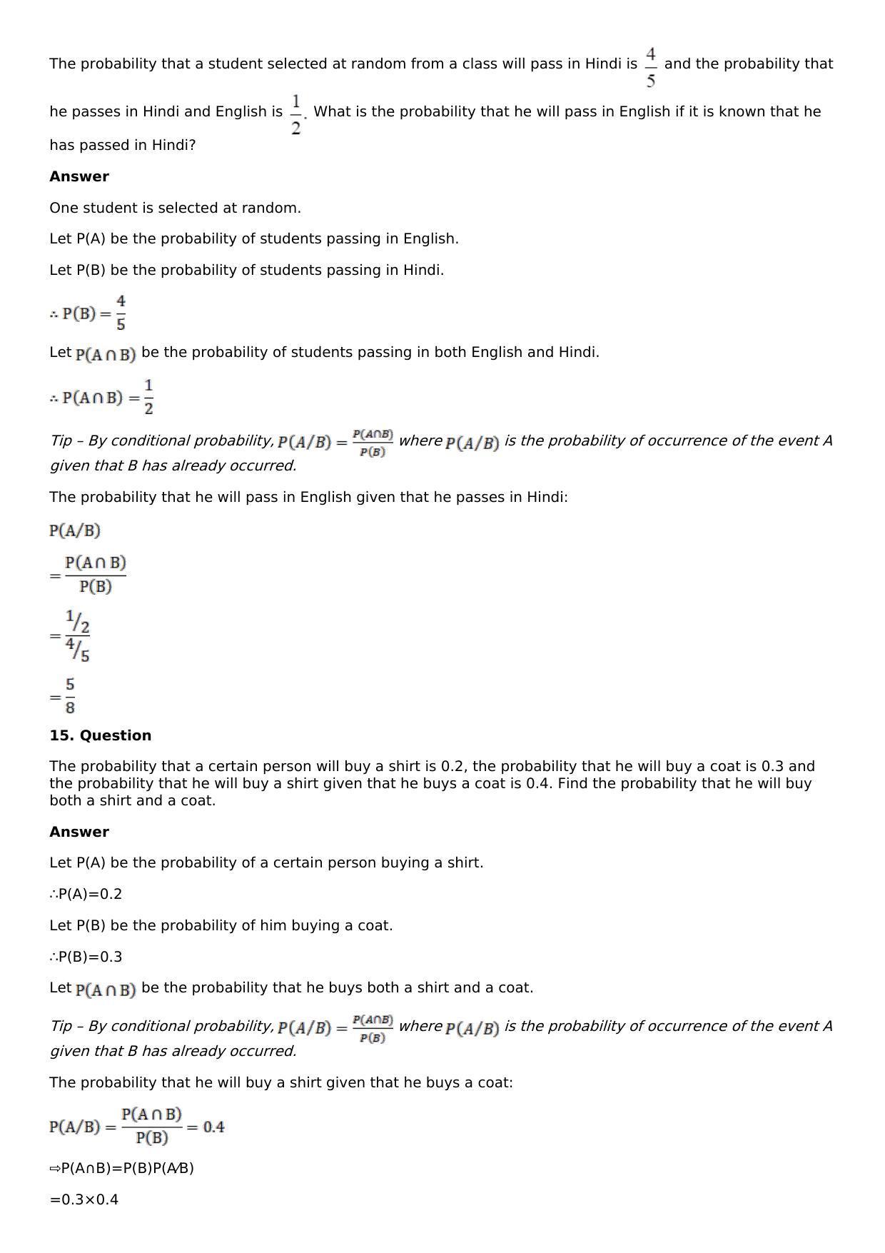 Chapter 29: Probability Solutions: RS Aggarwal Class 12 Solutions - Page 12