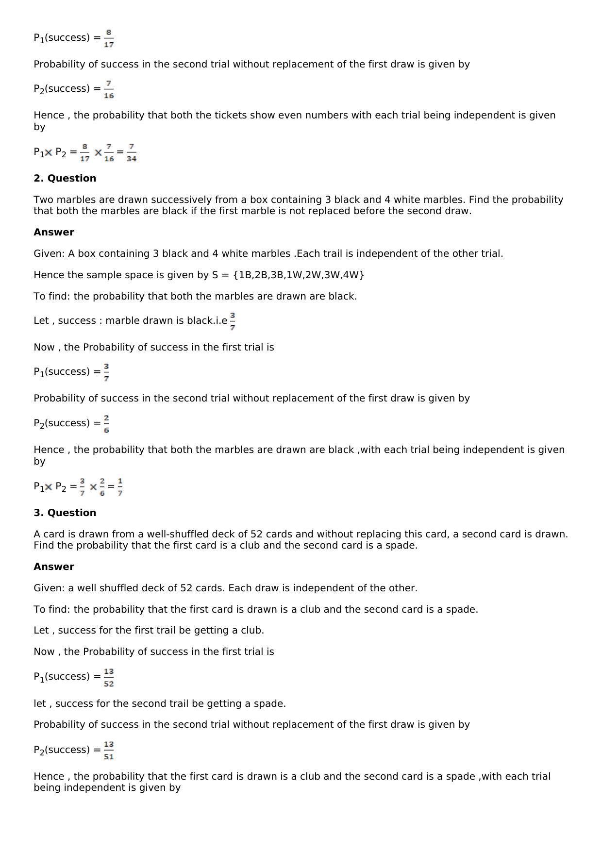Chapter 29: Probability Solutions: RS Aggarwal Class 12 Solutions - Page 15