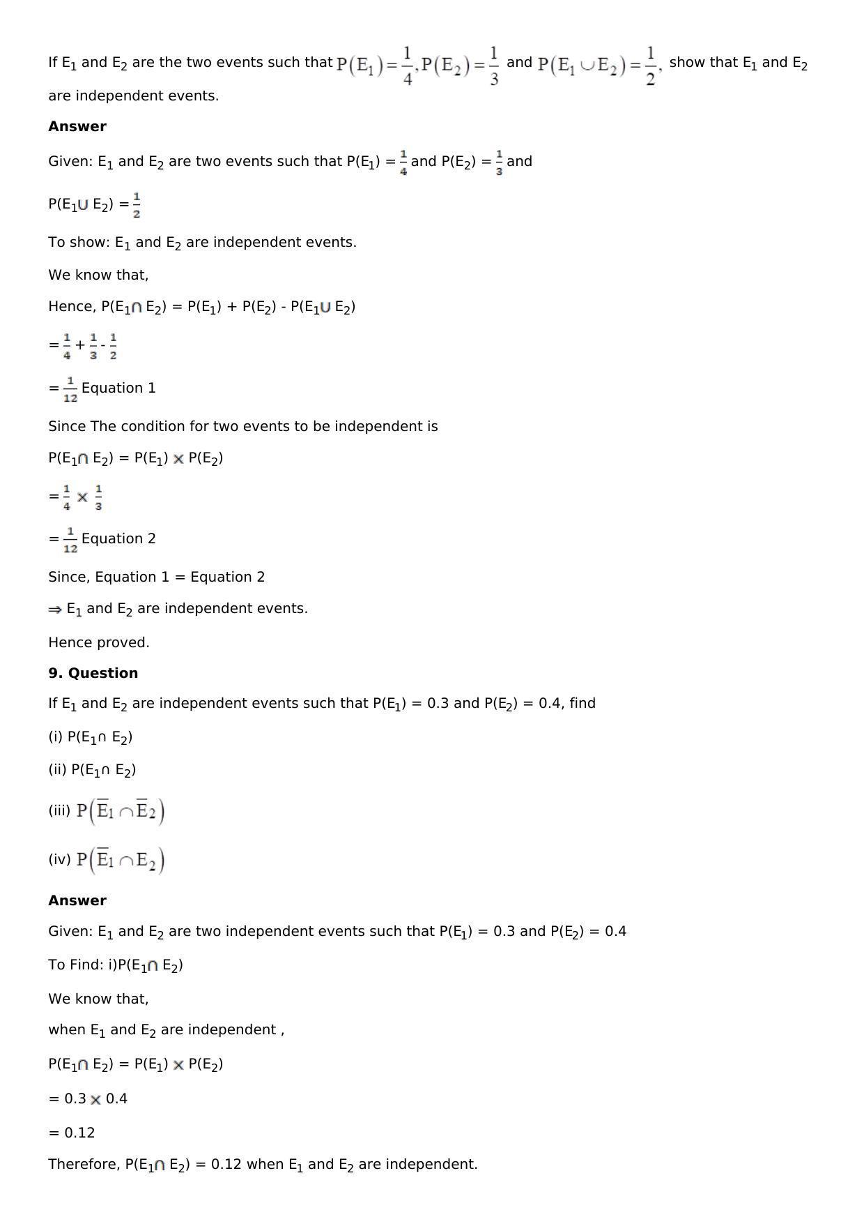 Chapter 29: Probability Solutions: RS Aggarwal Class 12 Solutions - Page 18
