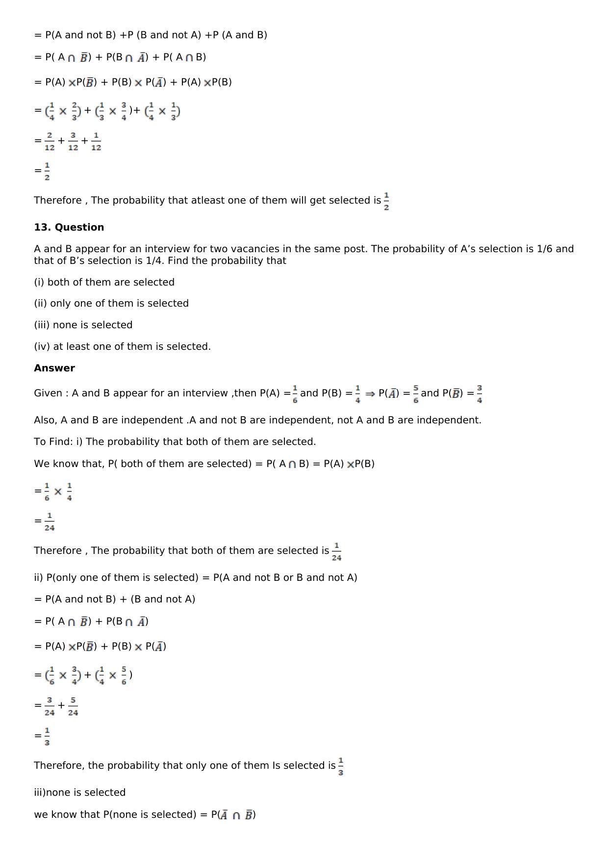 Chapter 29: Probability Solutions: RS Aggarwal Class 12 Solutions - Page 21