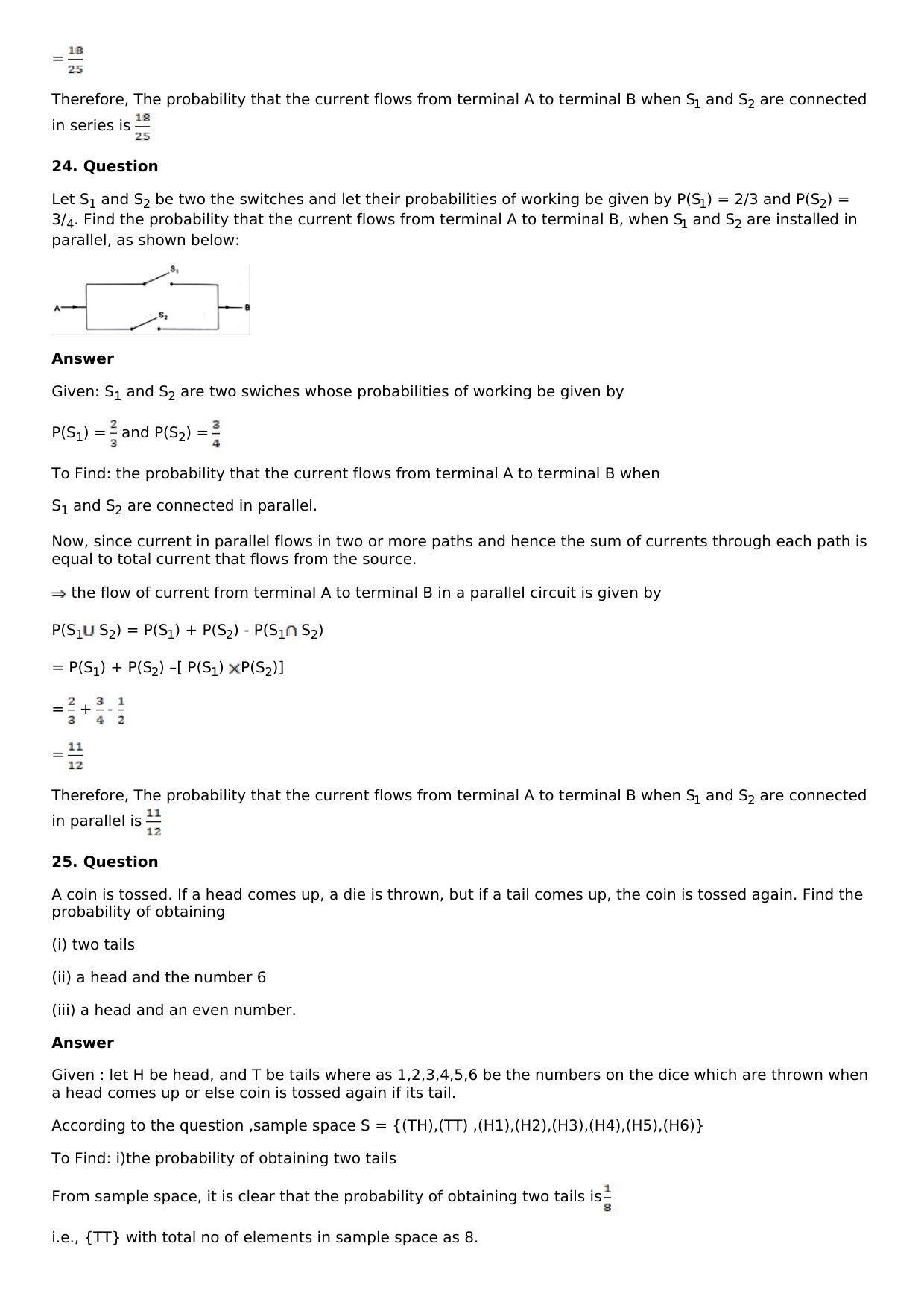 Chapter 29: Probability Solutions: RS Aggarwal Class 12 Solutions - Page 28