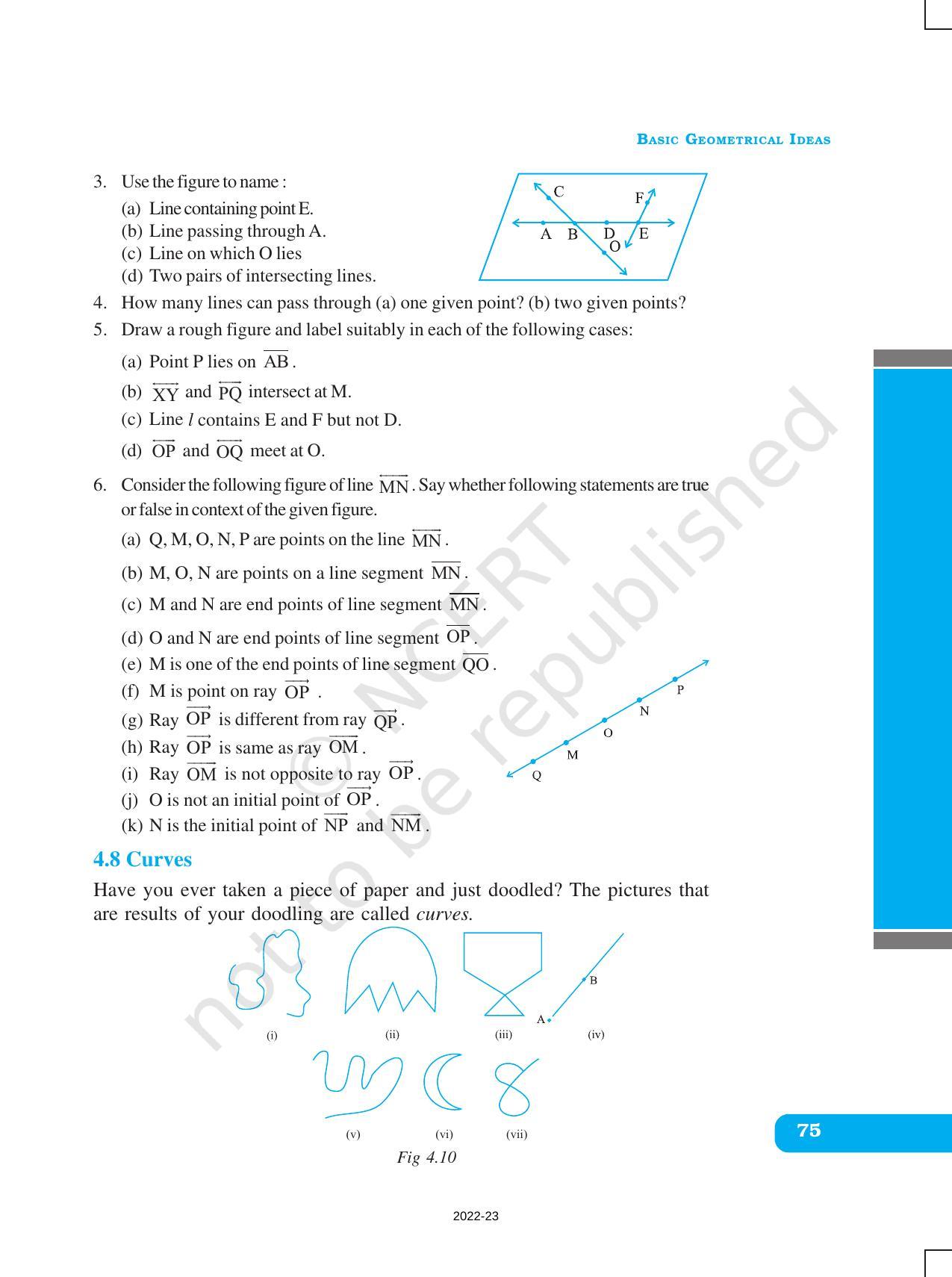 NCERT Book for Class 6 Maths: Chapter 4-Basic Geometrical Ideas - Page 7