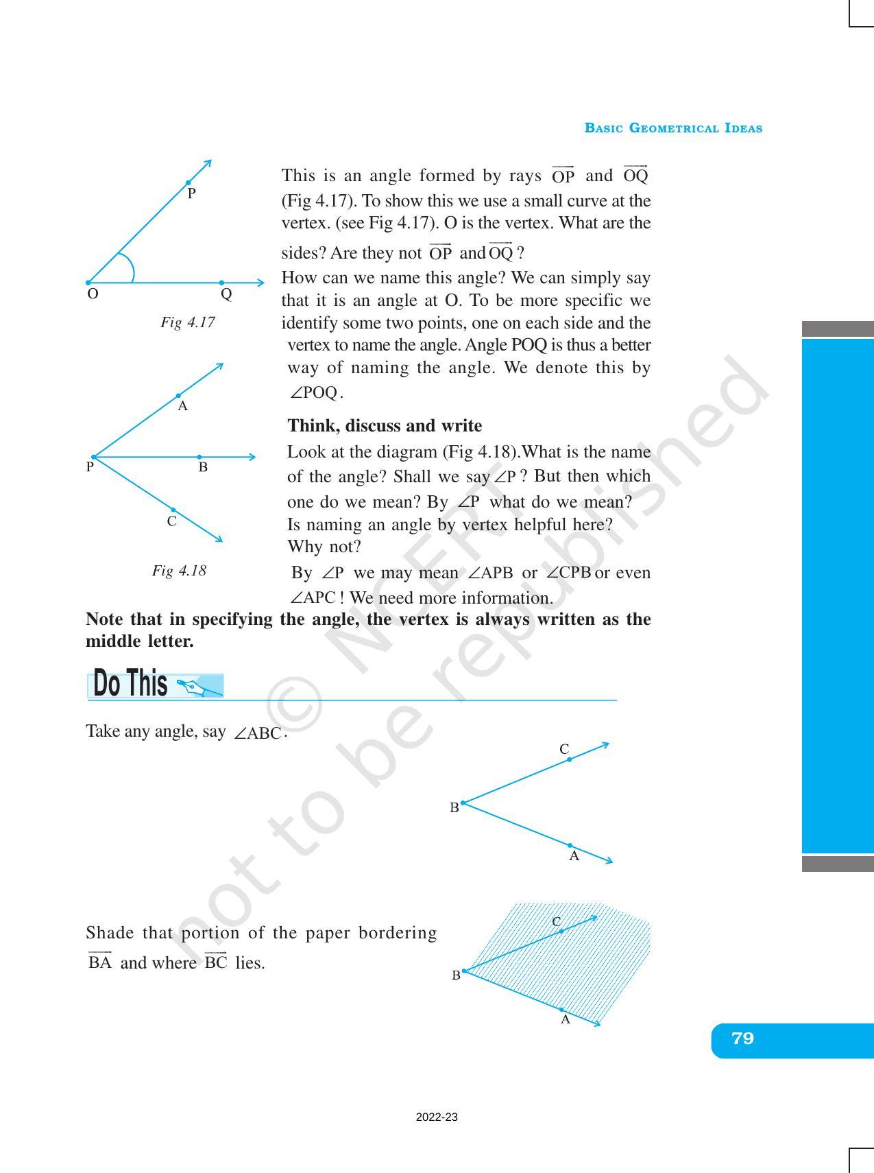 NCERT Book for Class 6 Maths: Chapter 4-Basic Geometrical Ideas - Page 11