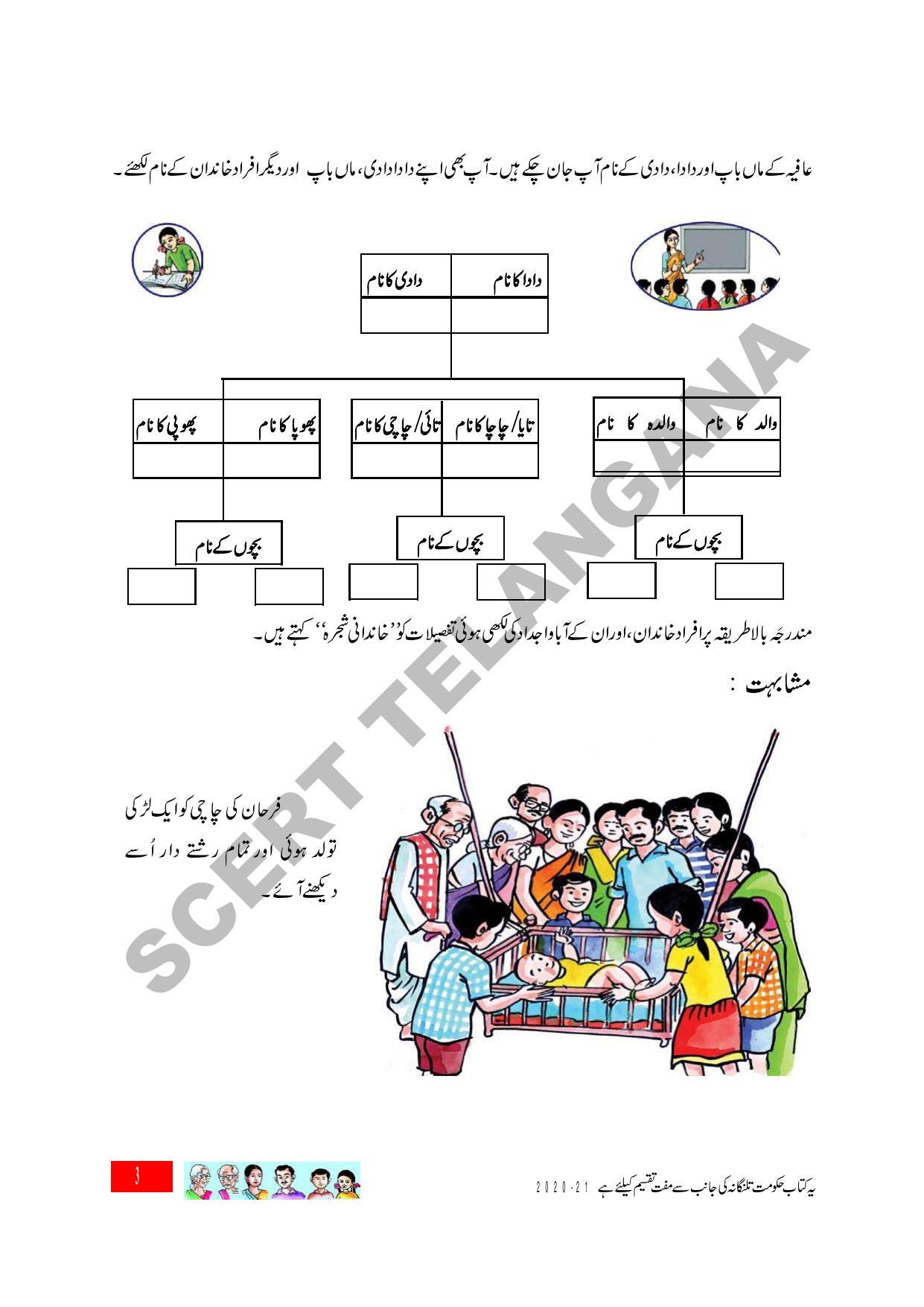 TS SCERT Class 3 Environmental Science Path 1 and 2(Urdu Medium) Text Book - Page 14