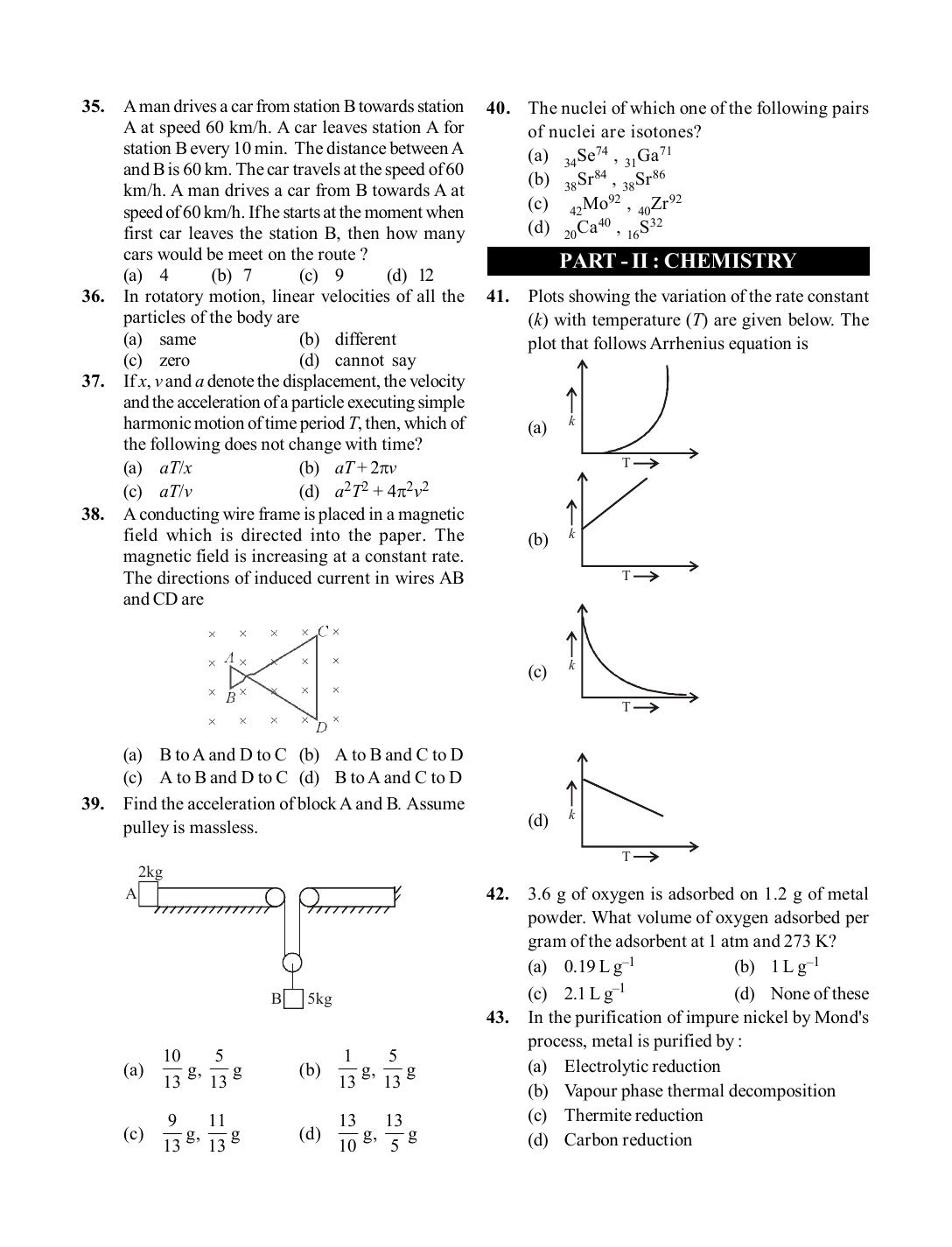BITSAT 2019 Question Paper - Page 4