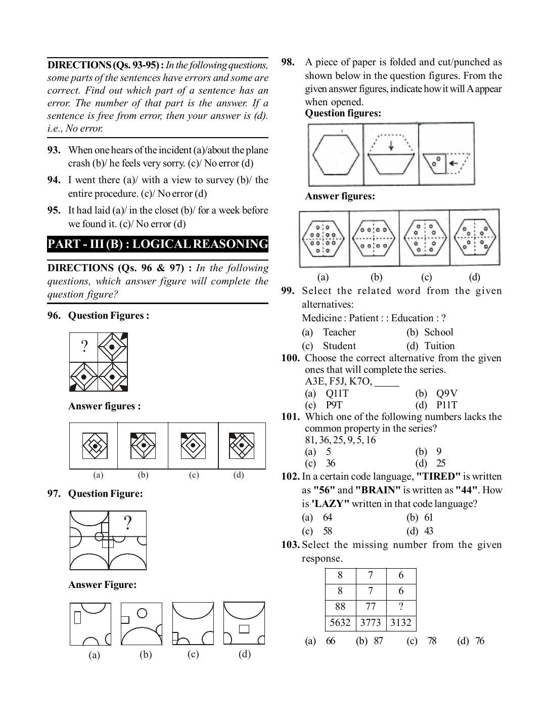 BITSAT 2019 Question Paper - Page 9