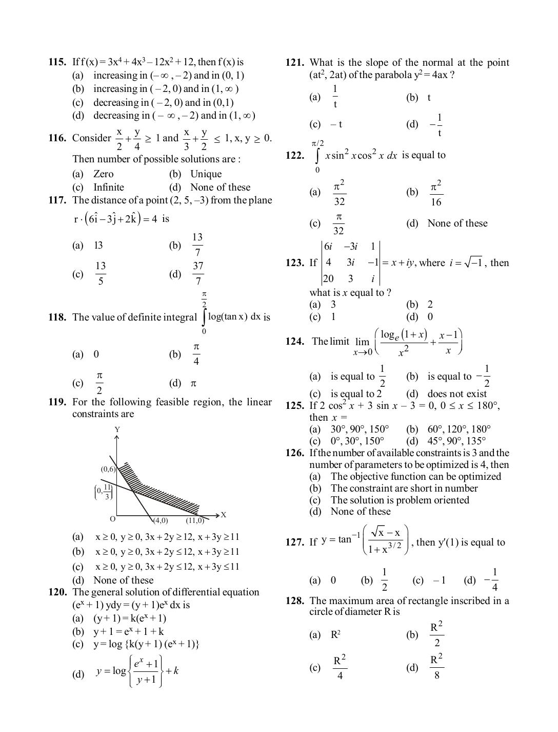BITSAT 2019 Question Paper - Page 11
