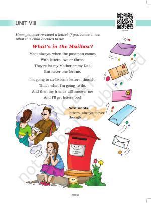 NCERT Book for Class 3 English: Unit VIII.1-What’s in the Mailbox?