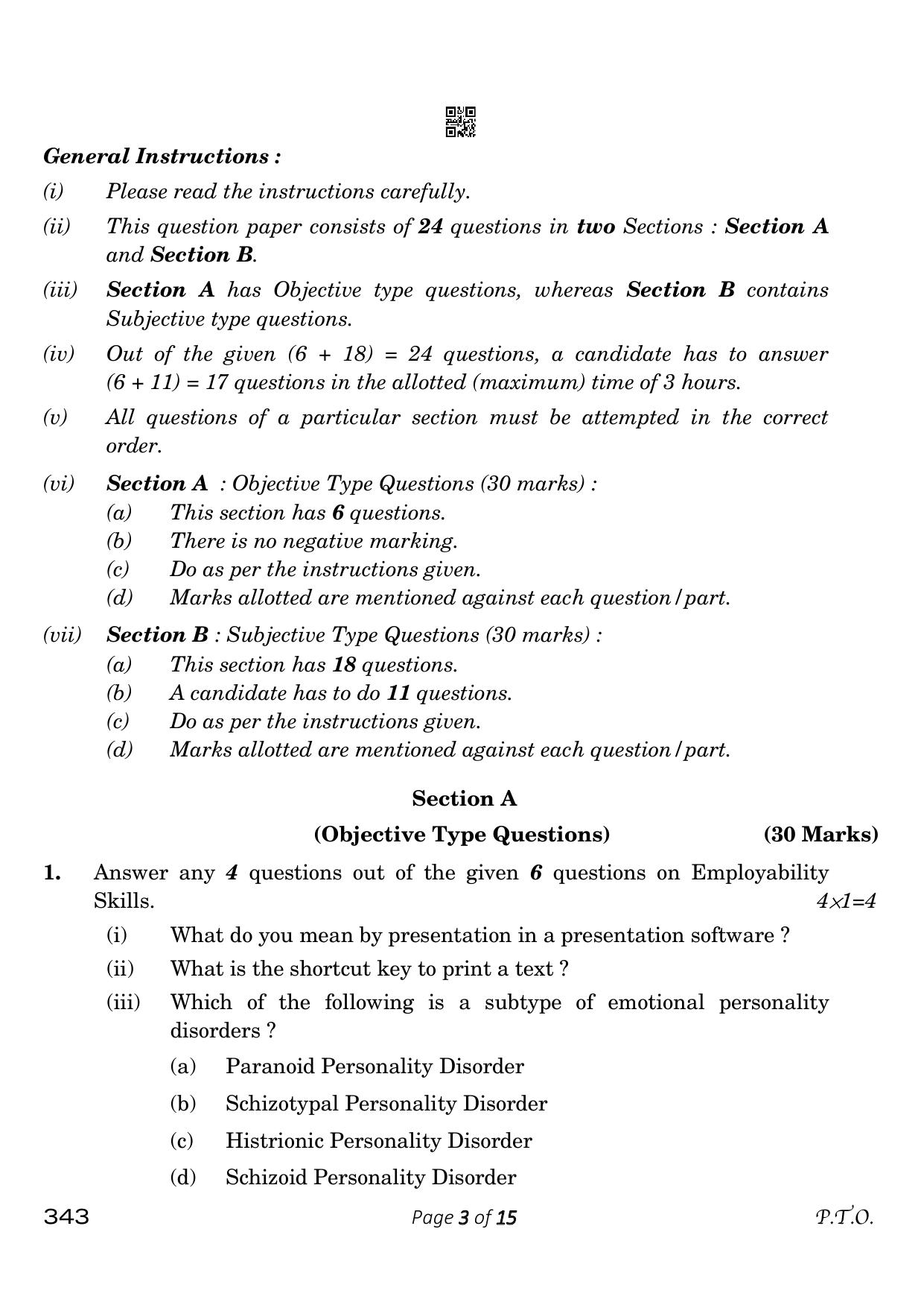 CBSE Class 12 343_Electrical Technology 2023 Question Paper - Page 3