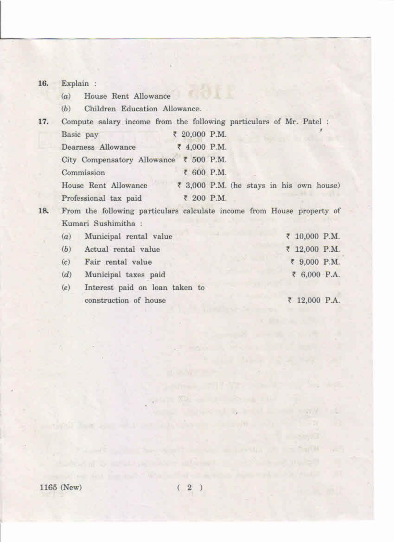 AP Inter 1st Year Taxation-I (New) May-2019-Vocational Question Paper - Page 2