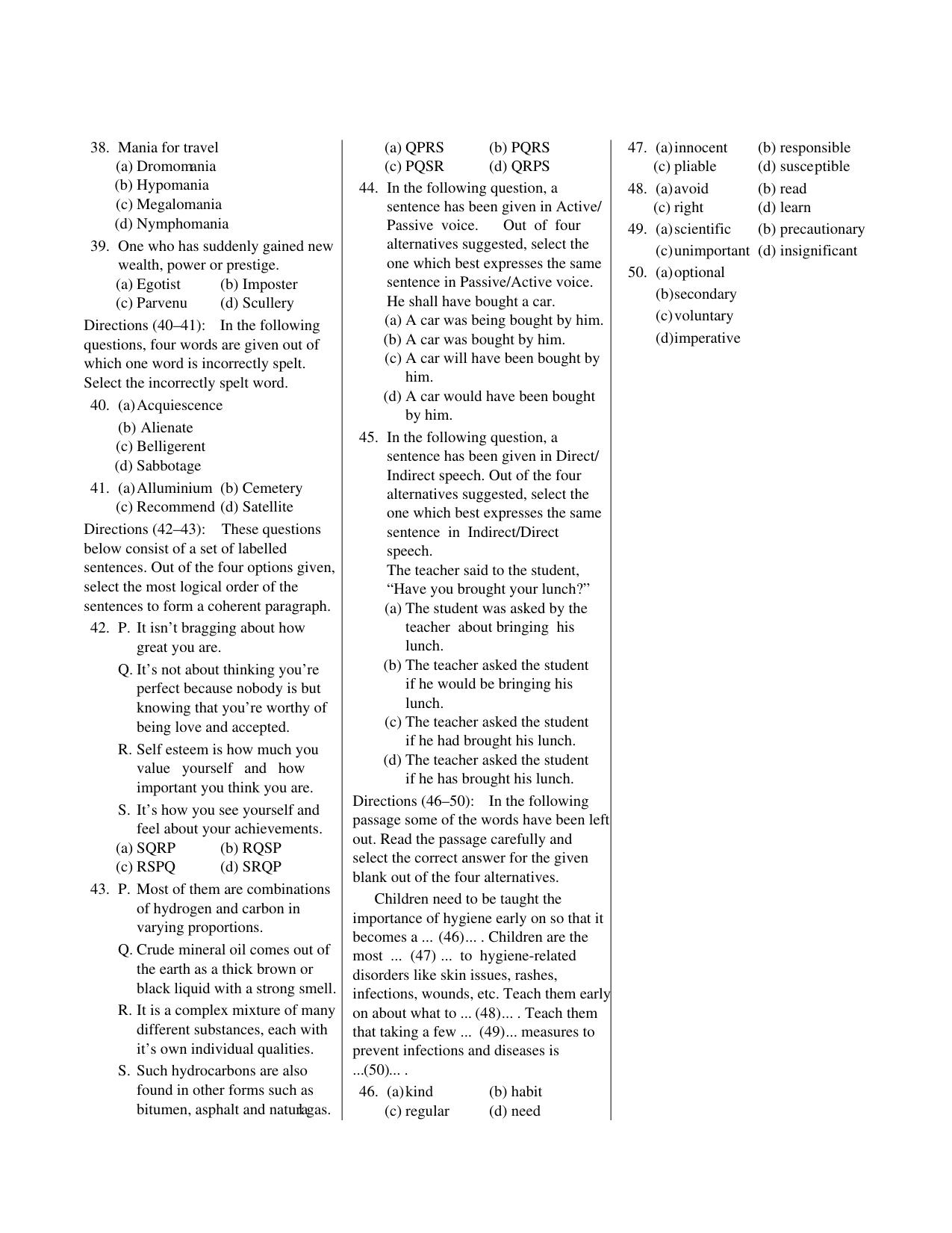 CUET English Sample Paper 11 - Page 3
