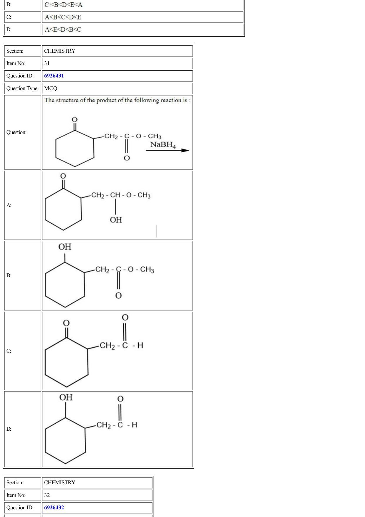 CUET 2022 Question Paper of Chemistry - Page 10