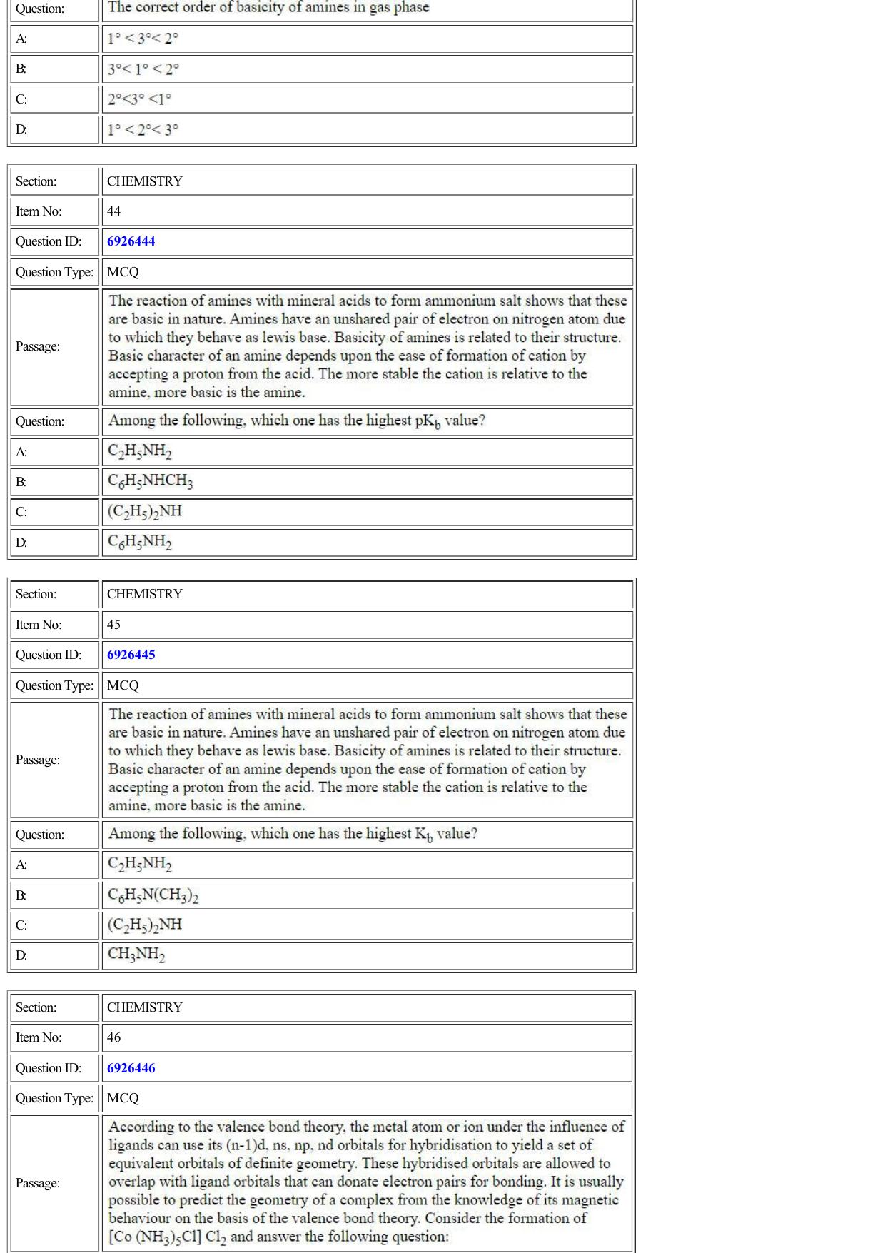 CUET 2022 Question Paper of Chemistry - Page 15