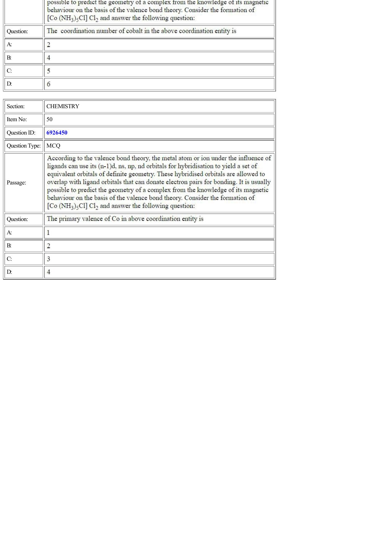 CUET 2022 Question Paper of Chemistry - Page 17