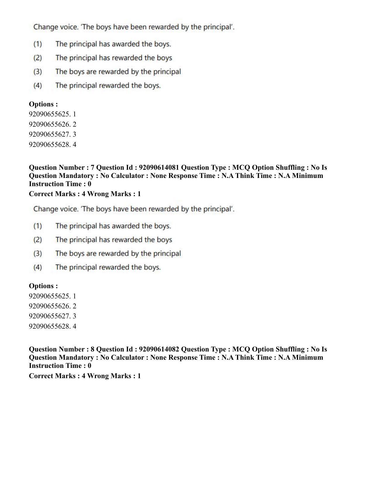 CUET PG 2023: MTQP12 – Textile Engineering(Eng)-Shift 2 (12-06-2023) Question Paper - Page 9