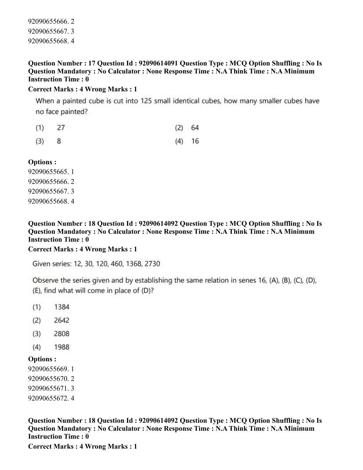CUET PG 2023: MTQP12 – Textile Engineering(Eng)-Shift 2 (12-06-2023) Question Paper - Page 19