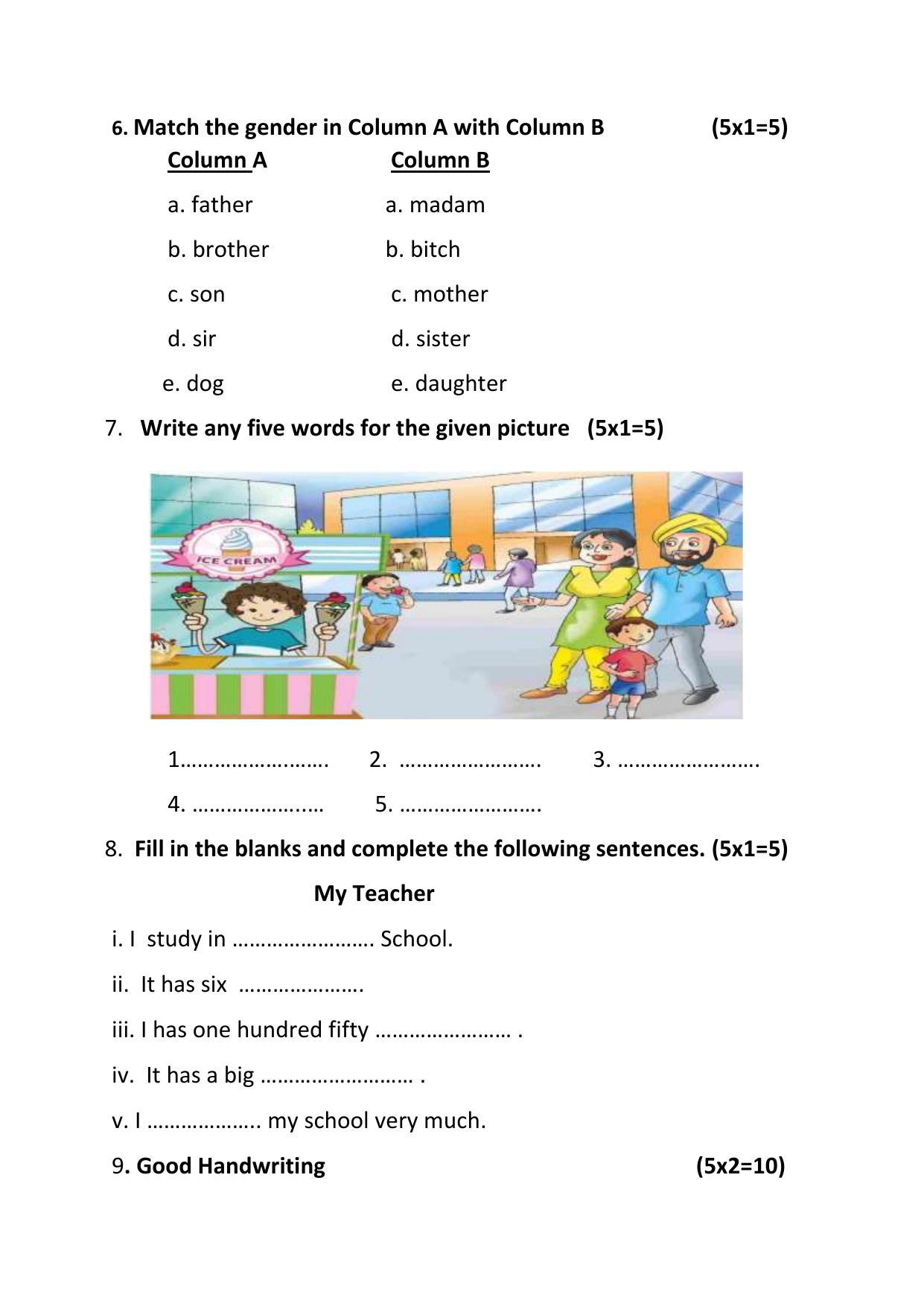 PSEB Class 5 English (DA Students) Model Papers - Page 4