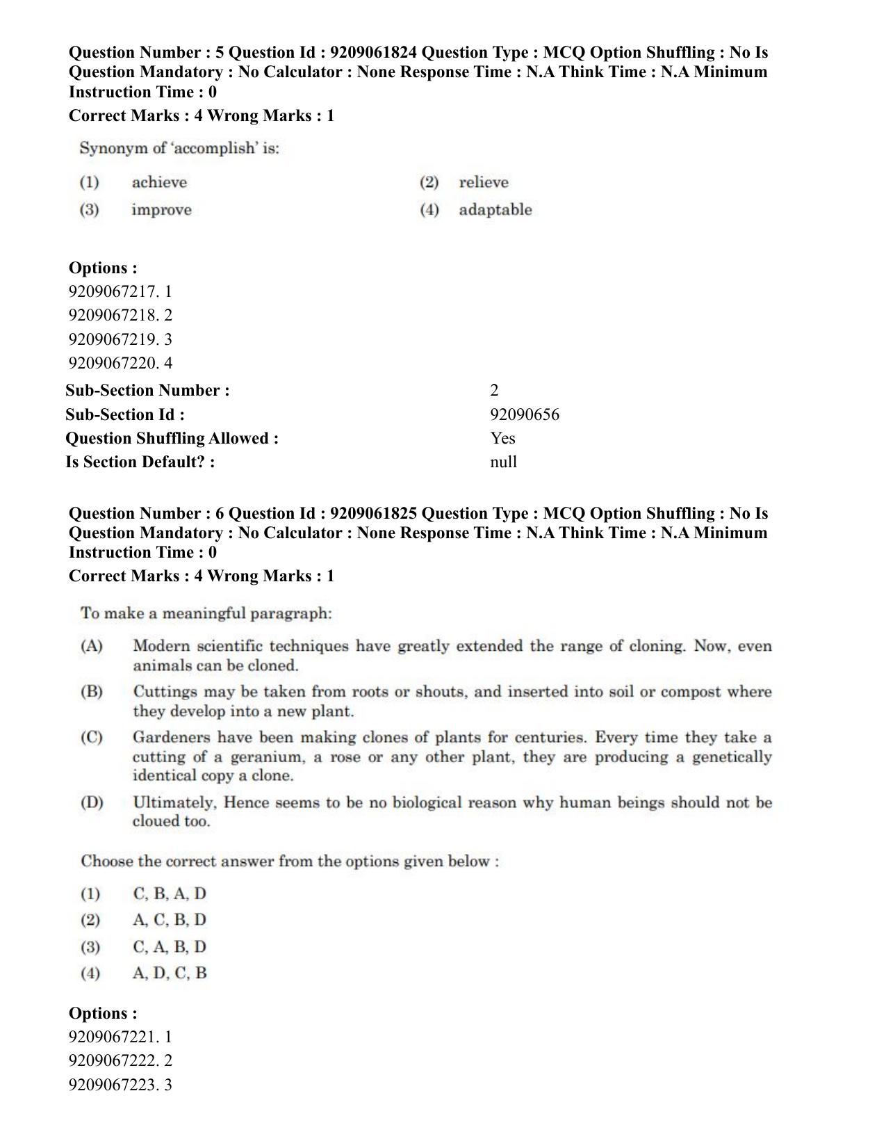 CUET PG 2023: ACQP10 – Jain Darshan (BHU) (Eng.)-Shift-2 (06-06-2023) Question Paper - Page 17