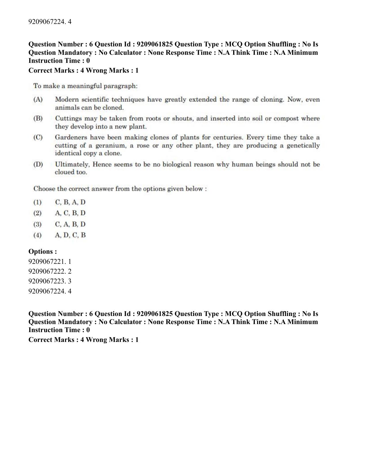 CUET PG 2023: ACQP10 – Jain Darshan (BHU) (Eng.)-Shift-2 (06-06-2023) Question Paper - Page 18