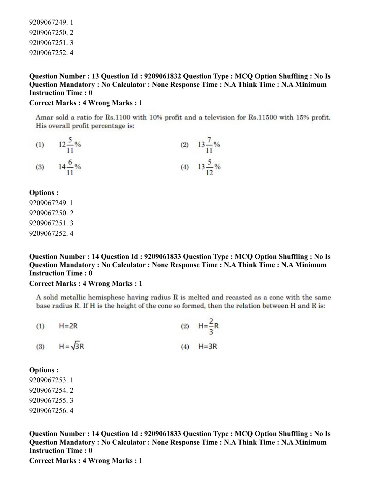 CUET PG 2023: ACQP10 – Jain Darshan (BHU) (Eng.)-Shift-2 (06-06-2023) Question Paper - Page 27
