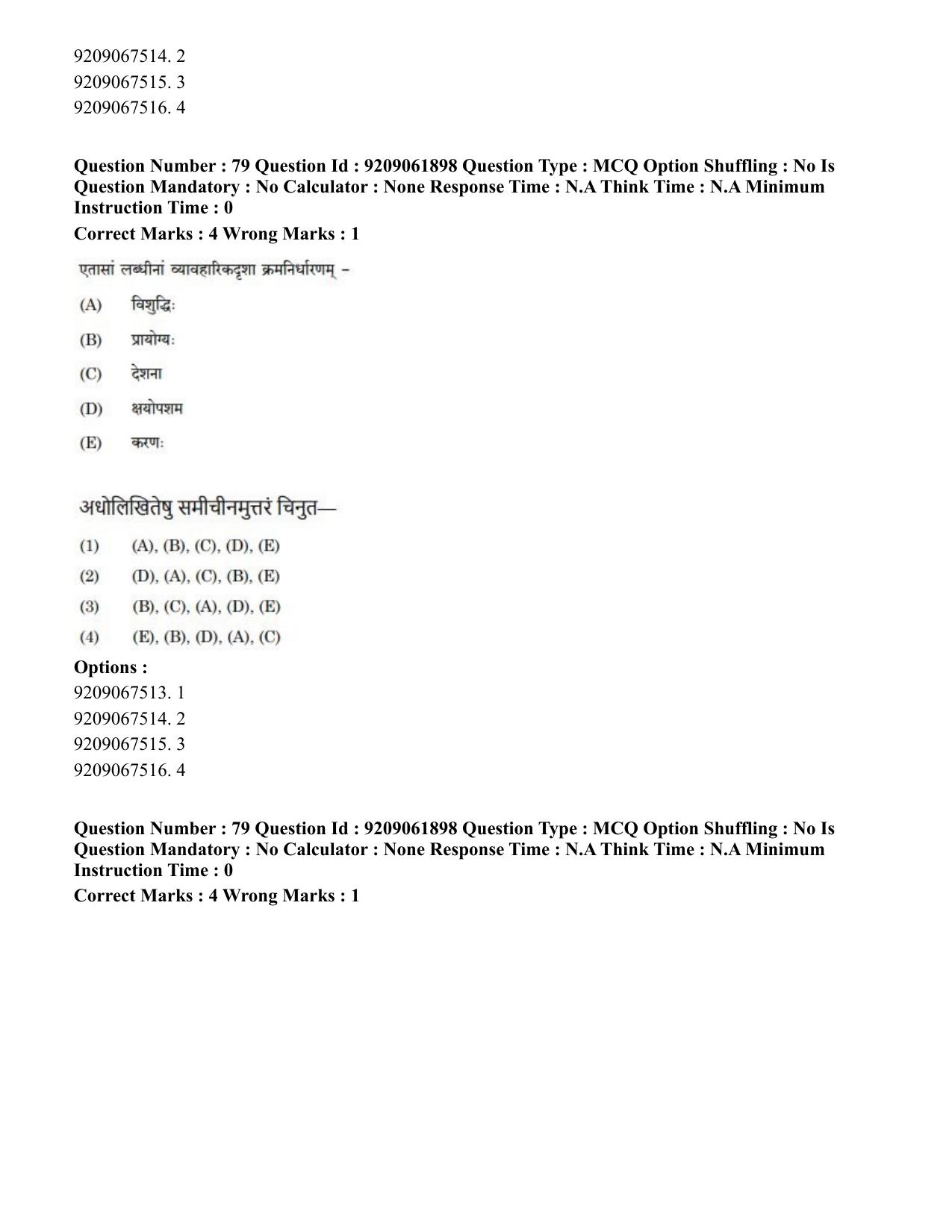 CUET PG 2023: ACQP10 – Jain Darshan (BHU) (Eng.)-Shift-2 (06-06-2023) Question Paper - Page 114