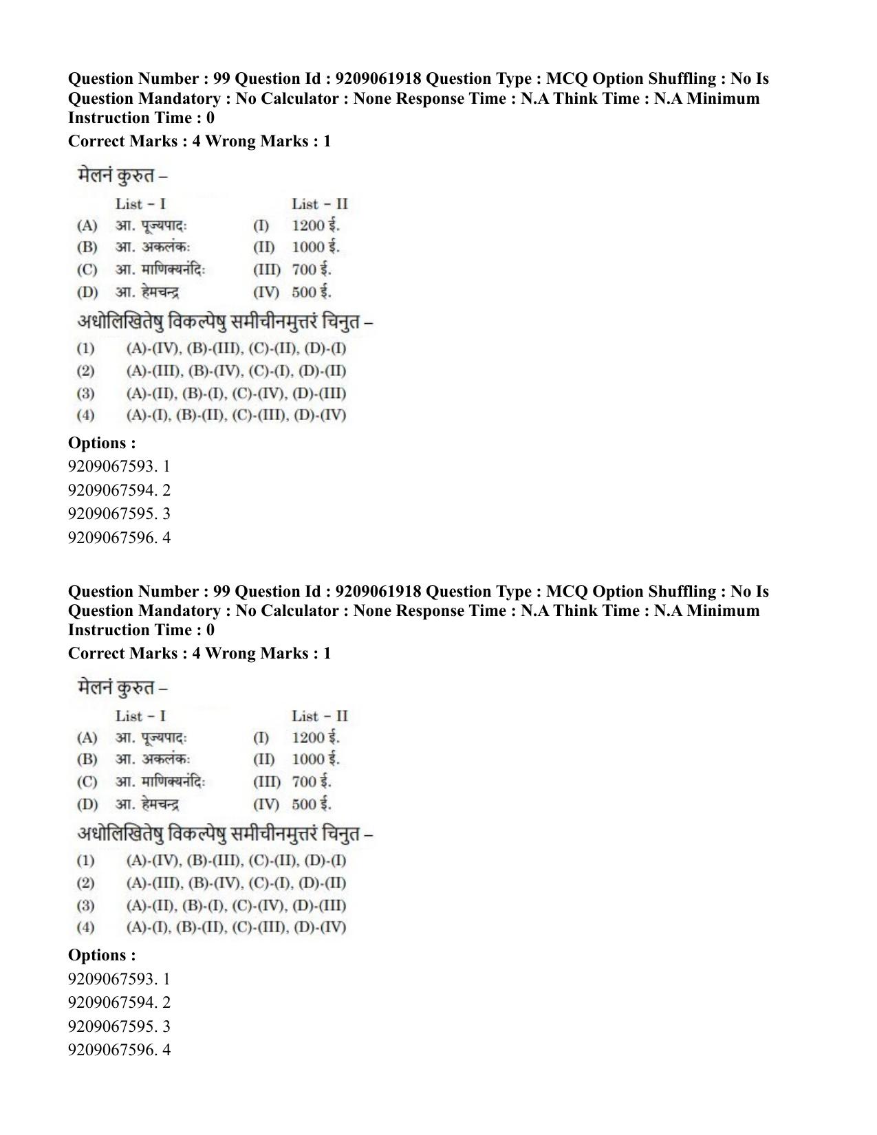 CUET PG 2023: ACQP10 – Jain Darshan (BHU) (Eng.)-Shift-2 (06-06-2023) Question Paper - Page 146