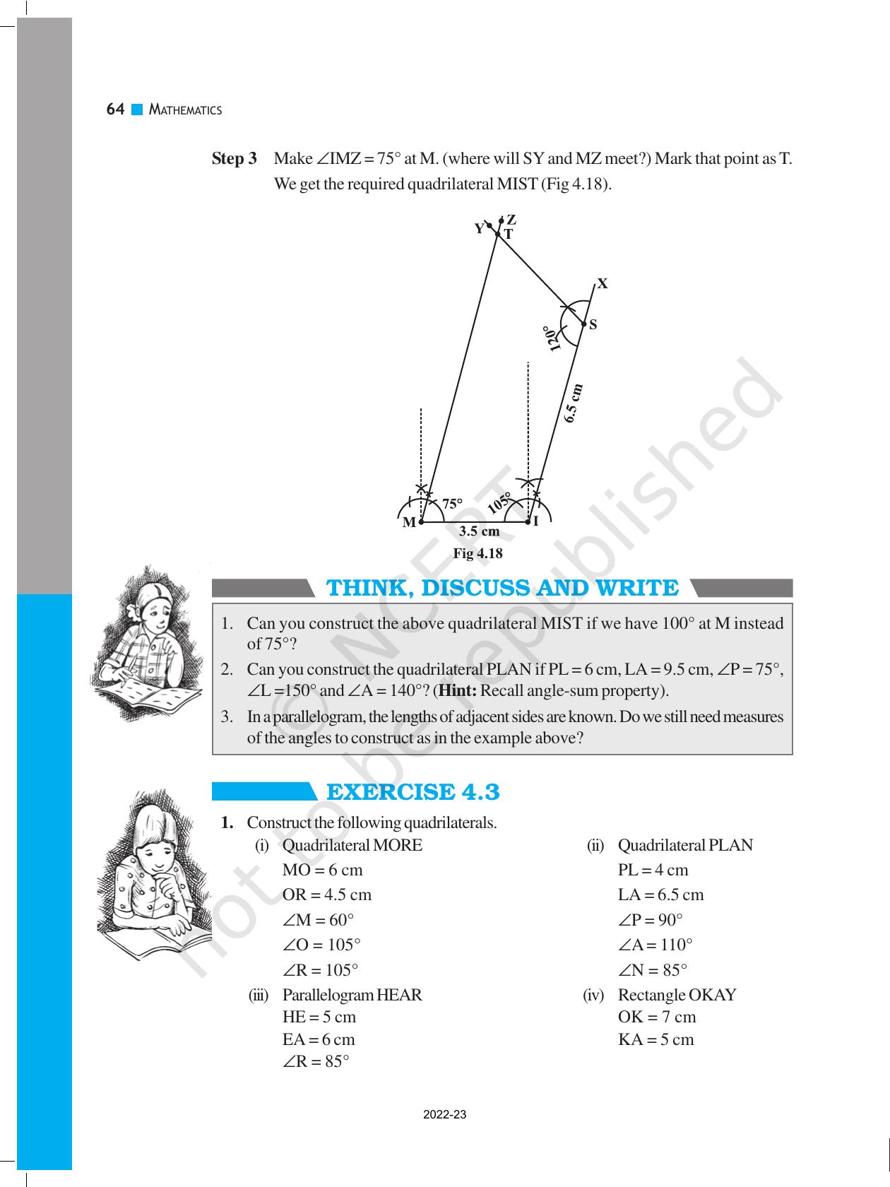 NCERT Book for Class 8 Maths Chapter 4 Practical Geometry - Page 8