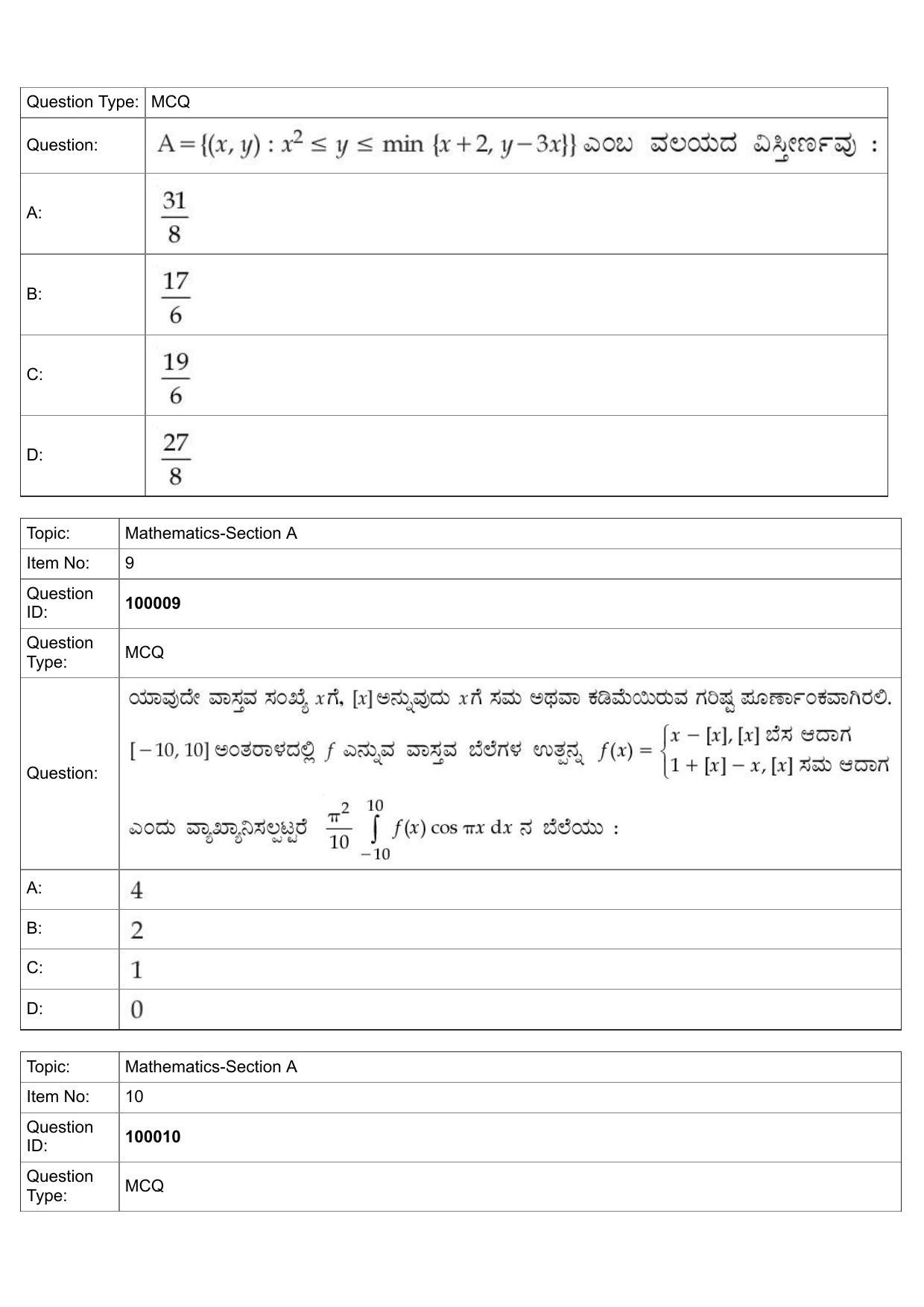 JEE Mains 2022: BTech Kannada (Shift 1) 25-07-2022 Question Paper - Page 4
