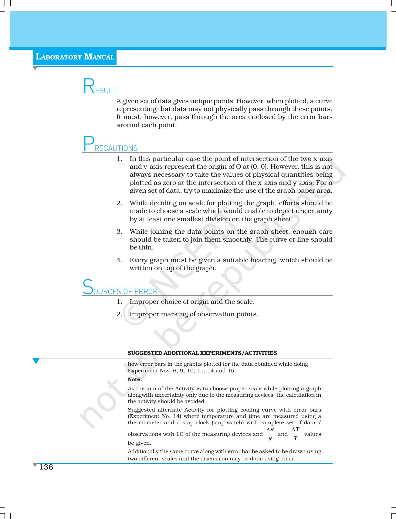 NCERT Laboratory Manuals for Class XI Physics - Activities (1 to 5) - Page 12