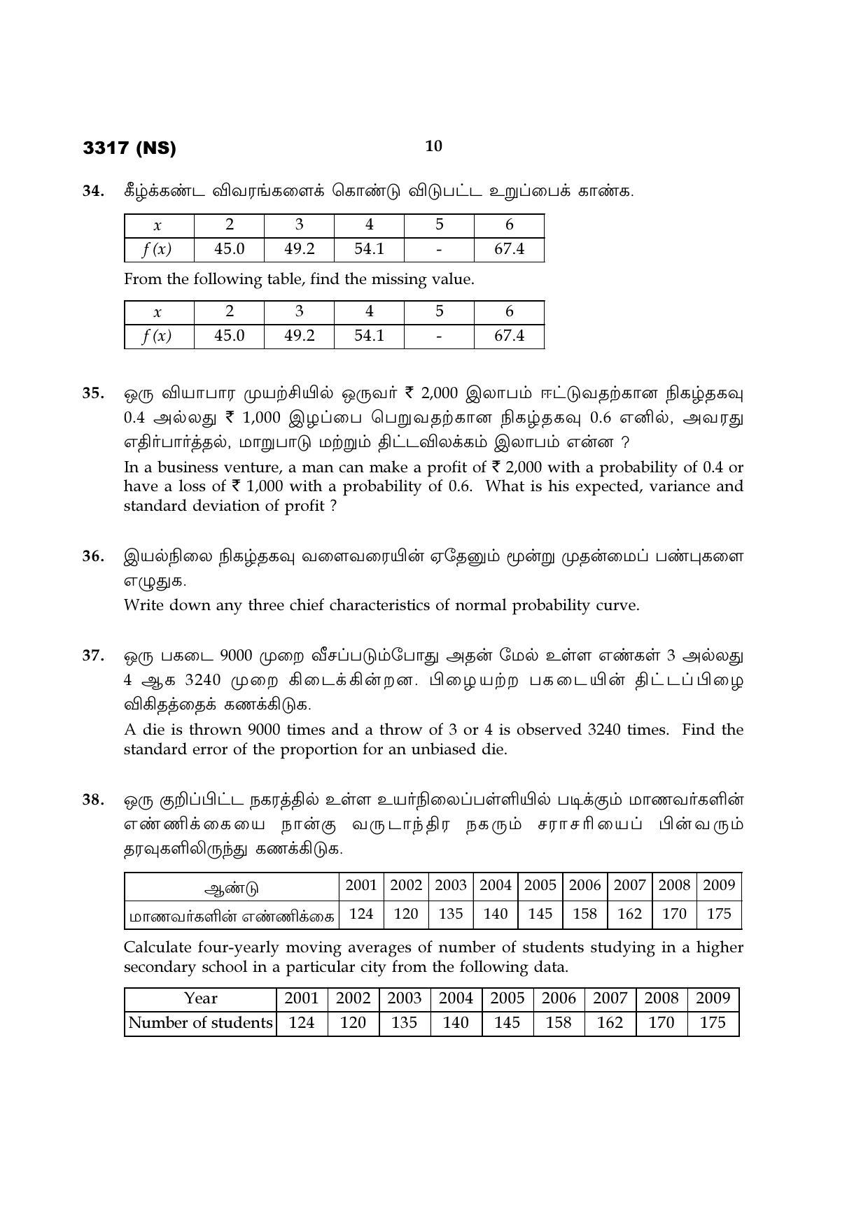 Tamil Nadu Board 12th / HSC Paper I Sample Question Papers - Page 210