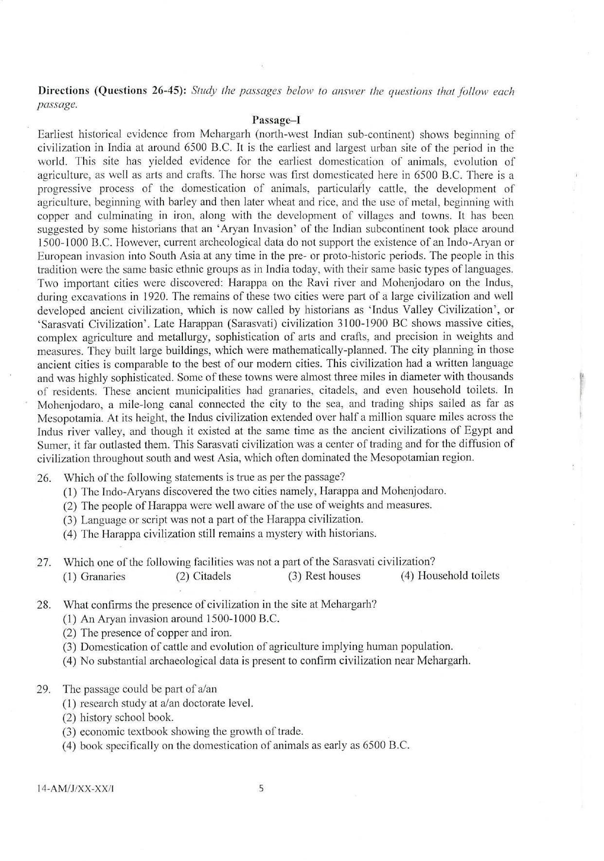 NIFT M.F.T 2023 Sample Paper - Page 3