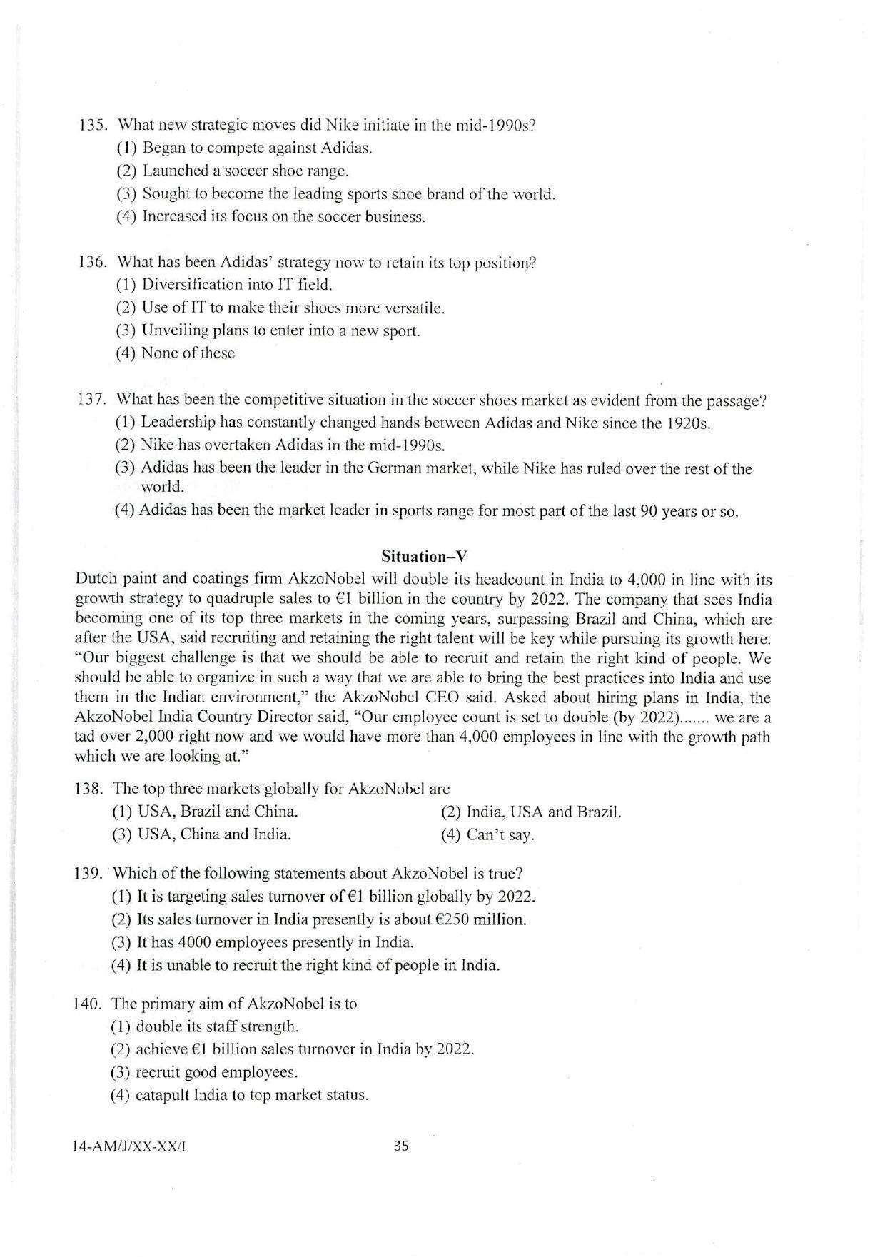 NIFT M.F.T 2023 Sample Paper - Page 33