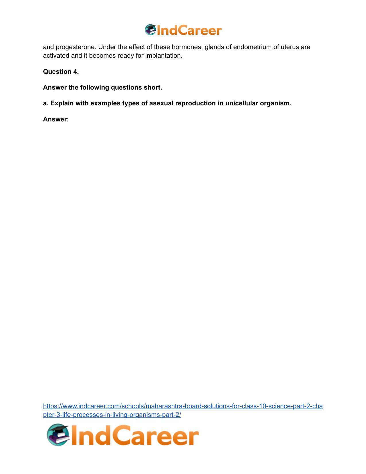 Maharashtra Board Solutions for Class 10- Science (Part 2): Chapter 3- Life Processes in Living Organisms Part – 2 - Page 7