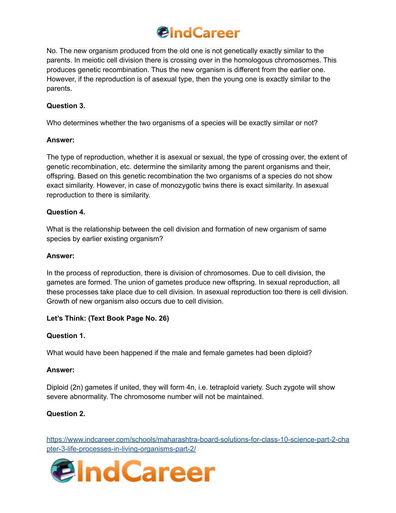 Maharashtra Board Solutions for Class 10- Science (Part 2): Chapter 3- Life Processes in Living Organisms Part – 2 - Page 21
