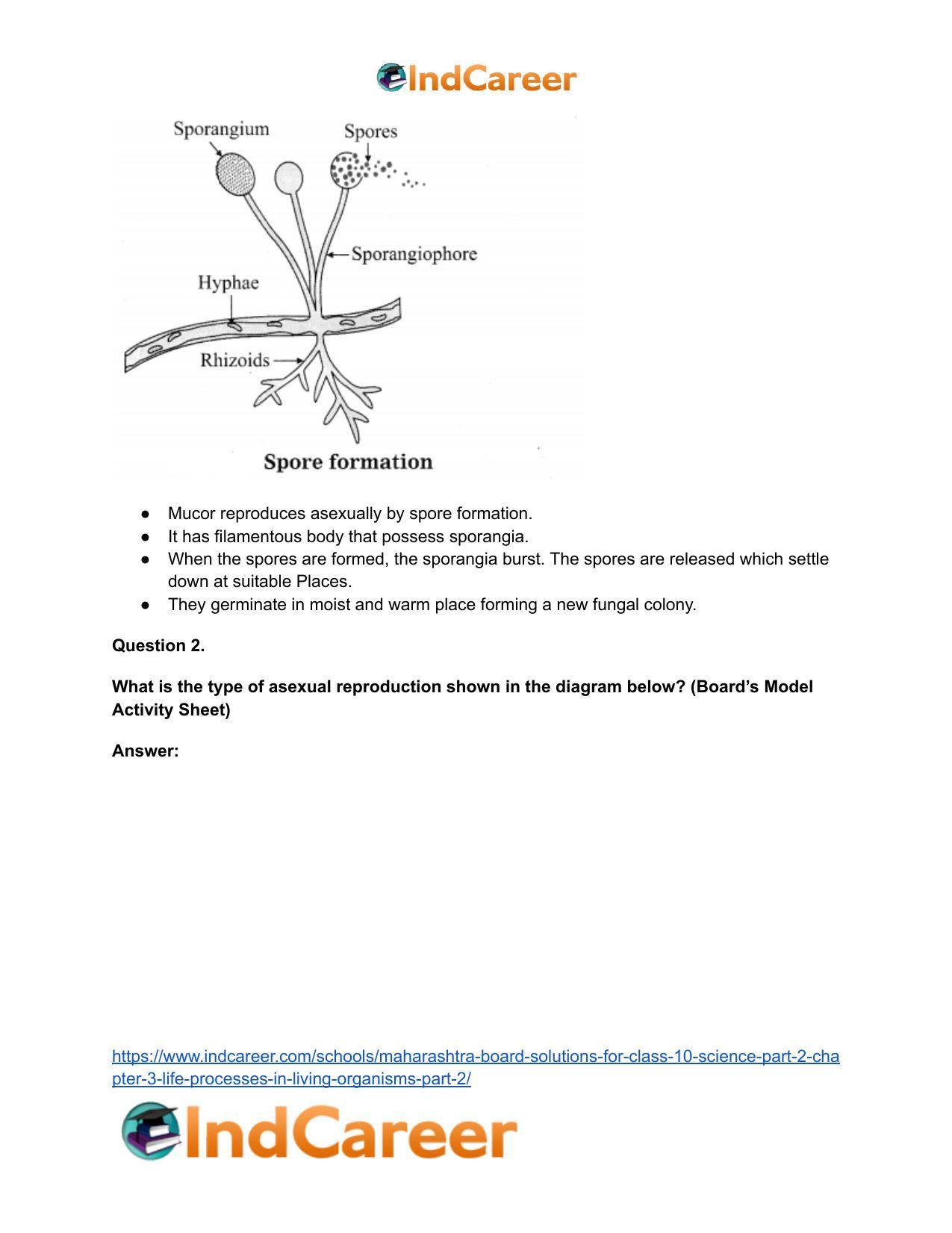 Maharashtra Board Solutions for Class 10- Science (Part 2): Chapter 3- Life Processes in Living Organisms Part – 2 - Page 45