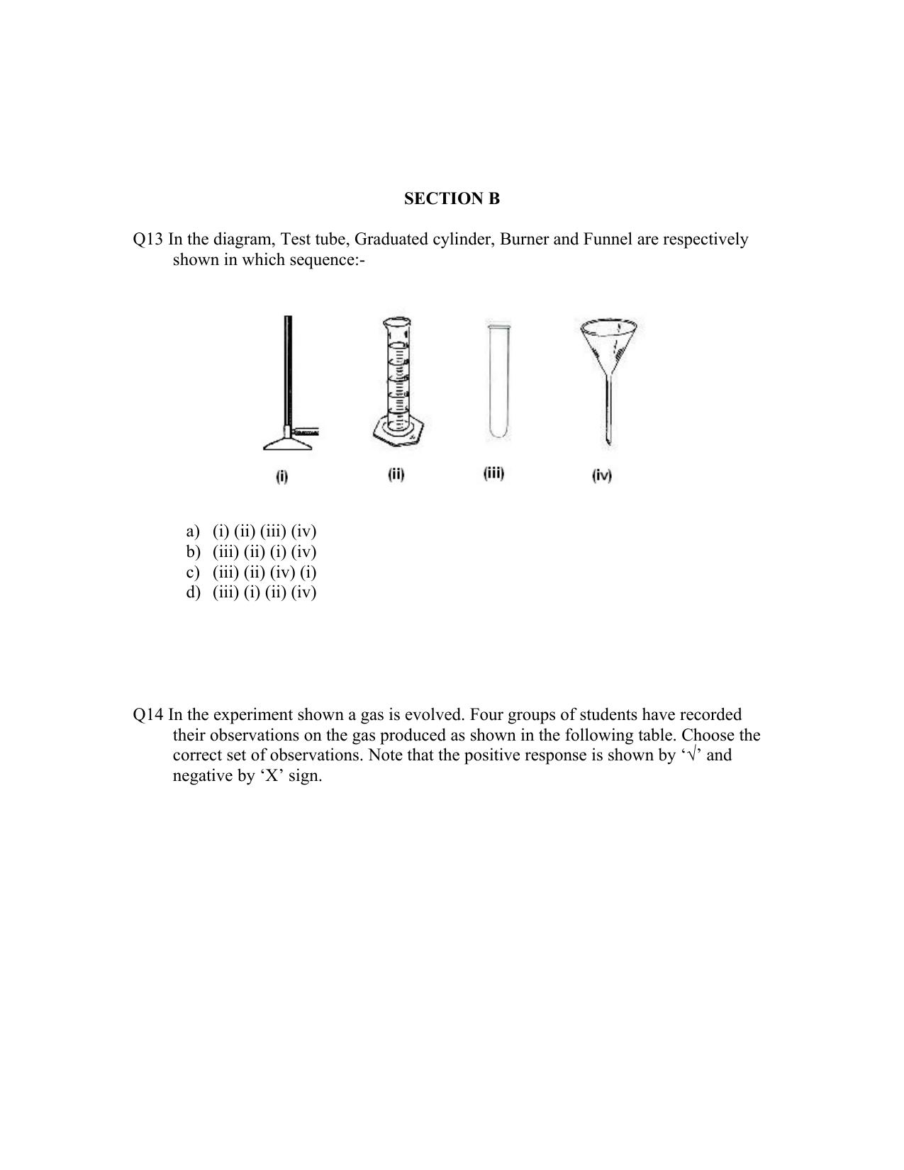 CBSE Worksheets for Class 9 Chemistry Assignment 9 - Page 2