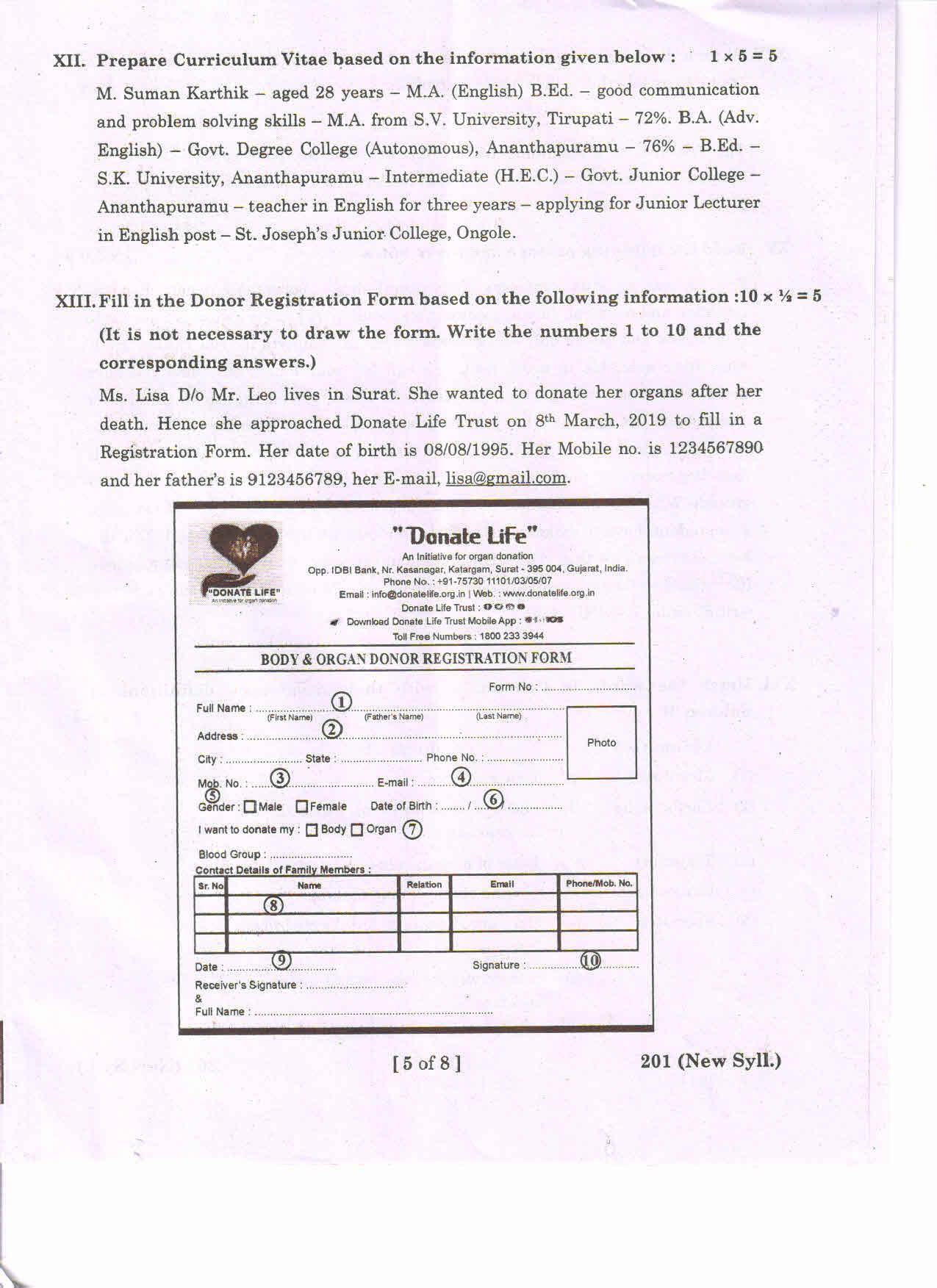 AP 2nd Year General Question Paper March - 2020 - ENGLISH-II (NEW) - Page 5