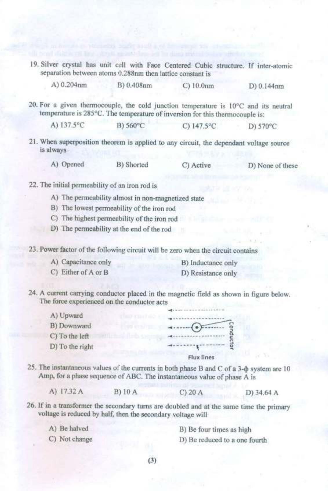 PULEET 2016 Previous Question Paper - Page 4